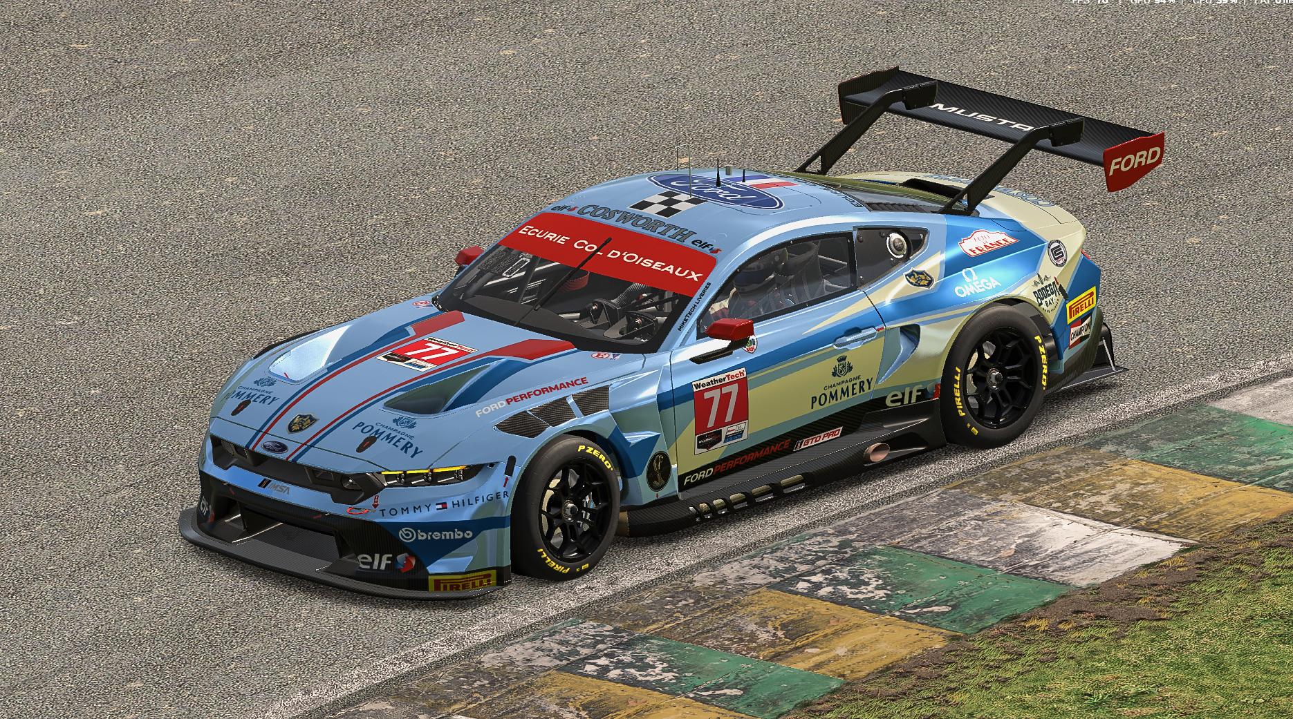 Preview of Ecurie Col dOiseaux Ford Mustang GT3 2026 by Mike Riedner