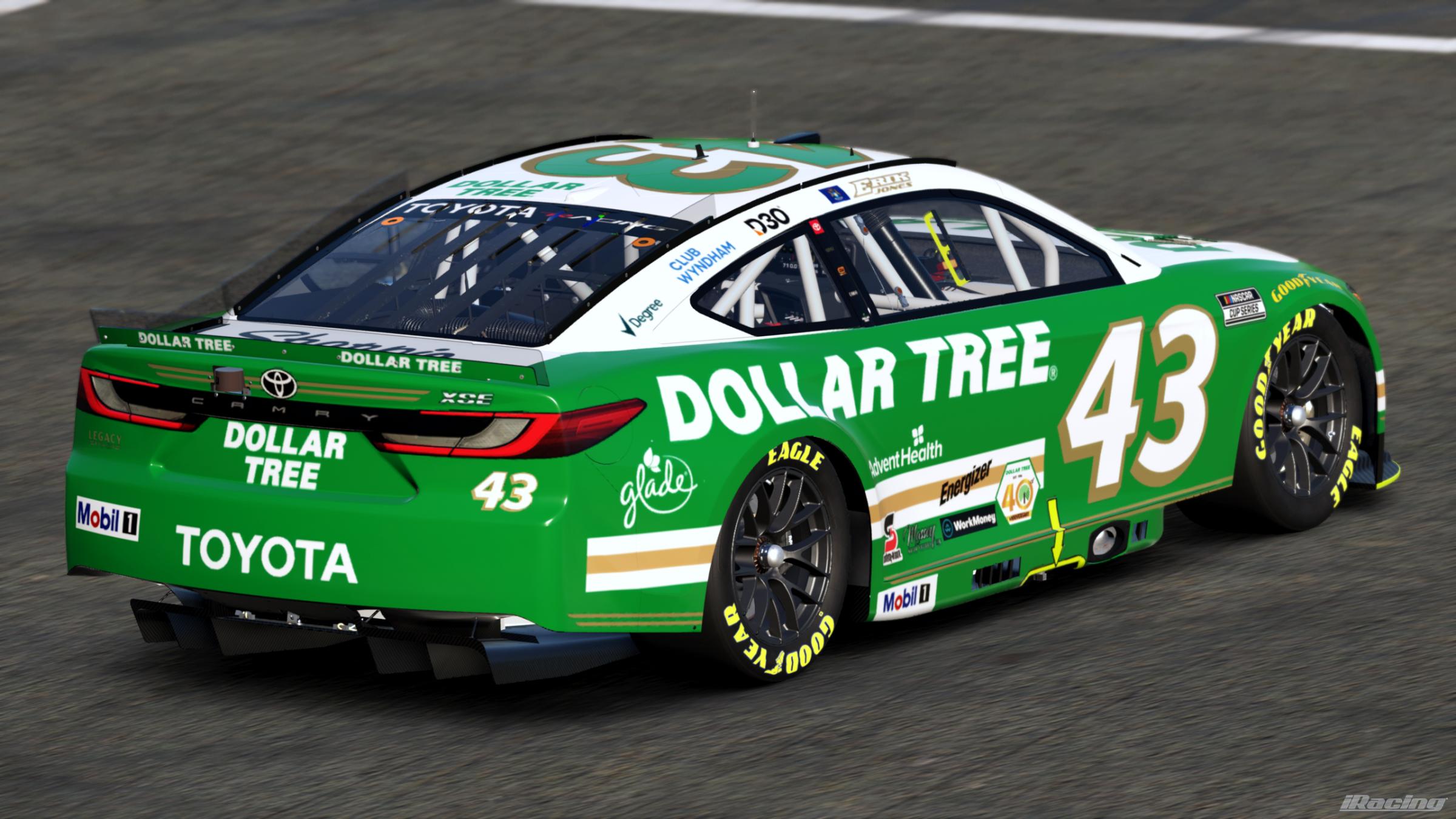 Preview of Erik Jones 2026 Dollar Tree (Custom #) by Gary P.