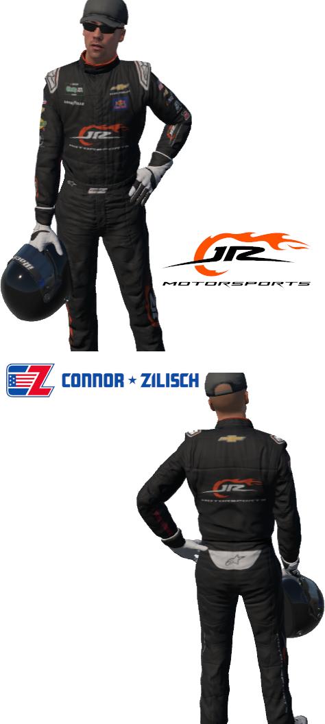 Preview of Connor Zilisch 2026 JR Motorsports Firesuit by Benjamin W. Rogers