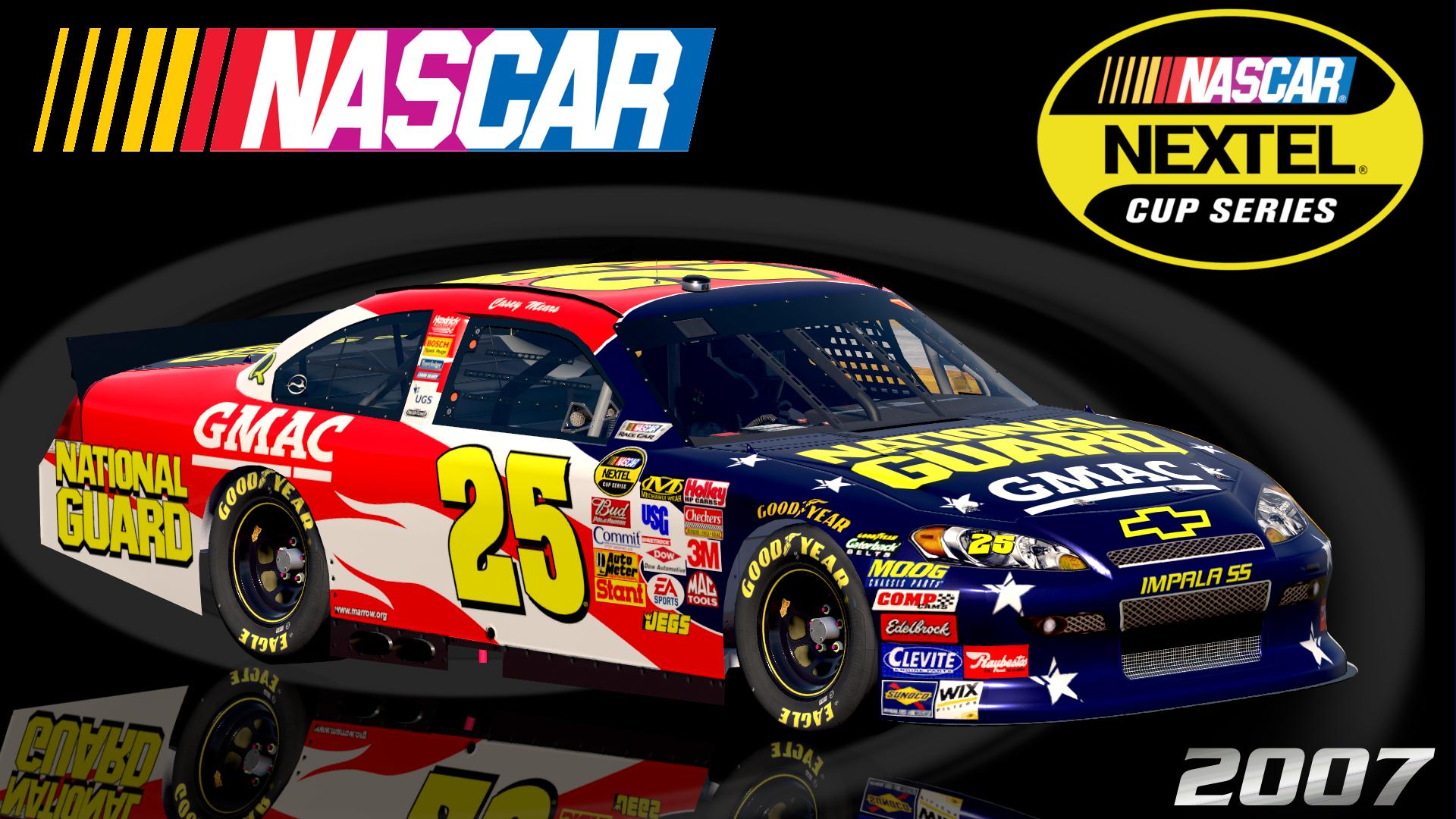 Preview of #25 Casey Mears 2007 National Guard Impala SS COT Sim Stamped Number by Christian Budd