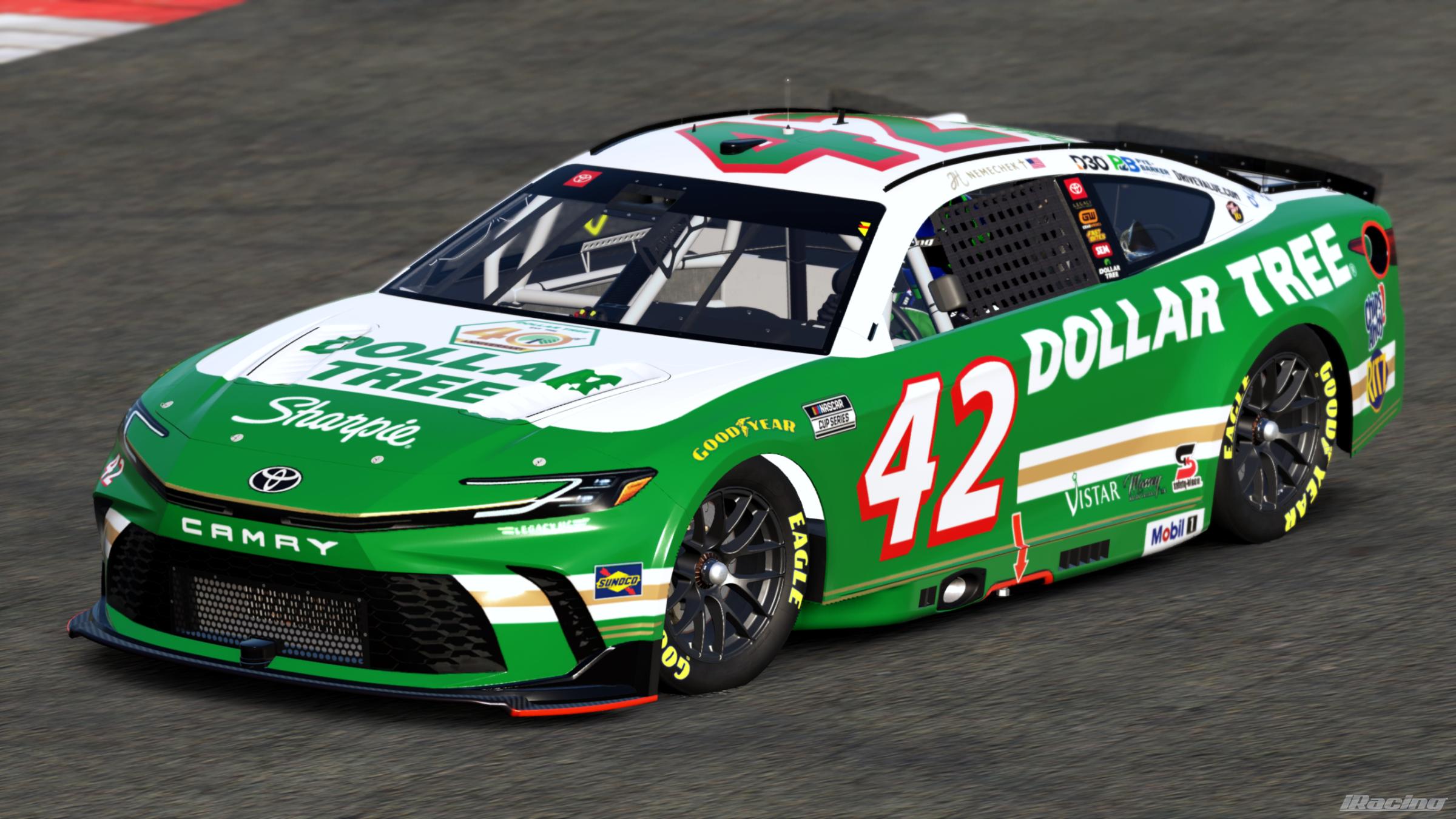 Preview of John Hunter Nemechek 2026 Dollar Tree 40th (Sim #) by Gary P.