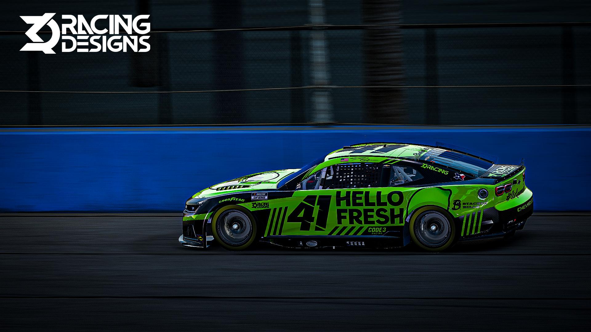 Preview of James Grammer #41 Hello Fresh NextGen Camaro - Primary Variant by Johnathan Smith3