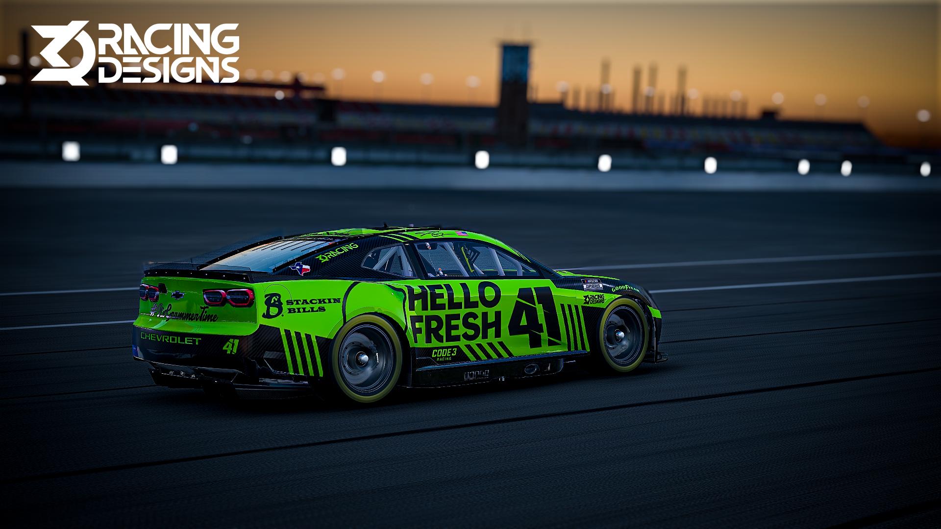 Preview of James Grammer #41 Hello Fresh NextGen Camaro - Primary Variant by Johnathan Smith3