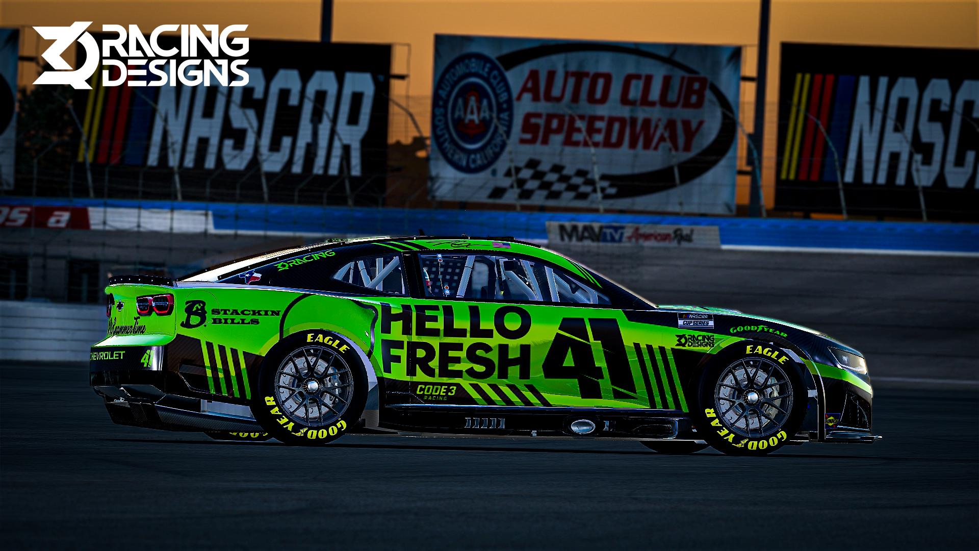 Preview of James Grammer #41 Hello Fresh NextGen Camaro - Primary Variant by Johnathan Smith3