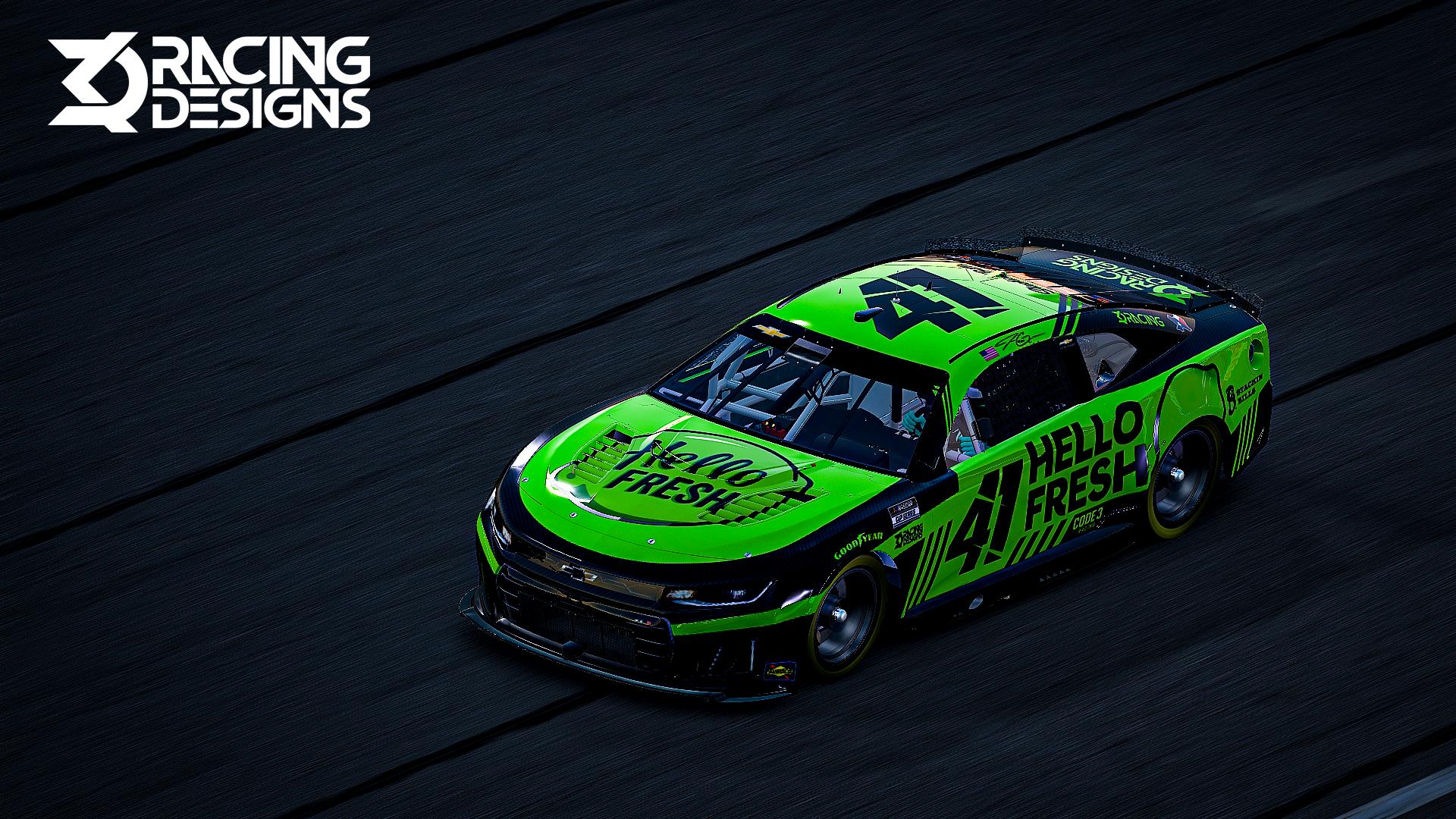 Preview of James Grammer #41 Hello Fresh NextGen Camaro - Primary Variant by Johnathan Smith3