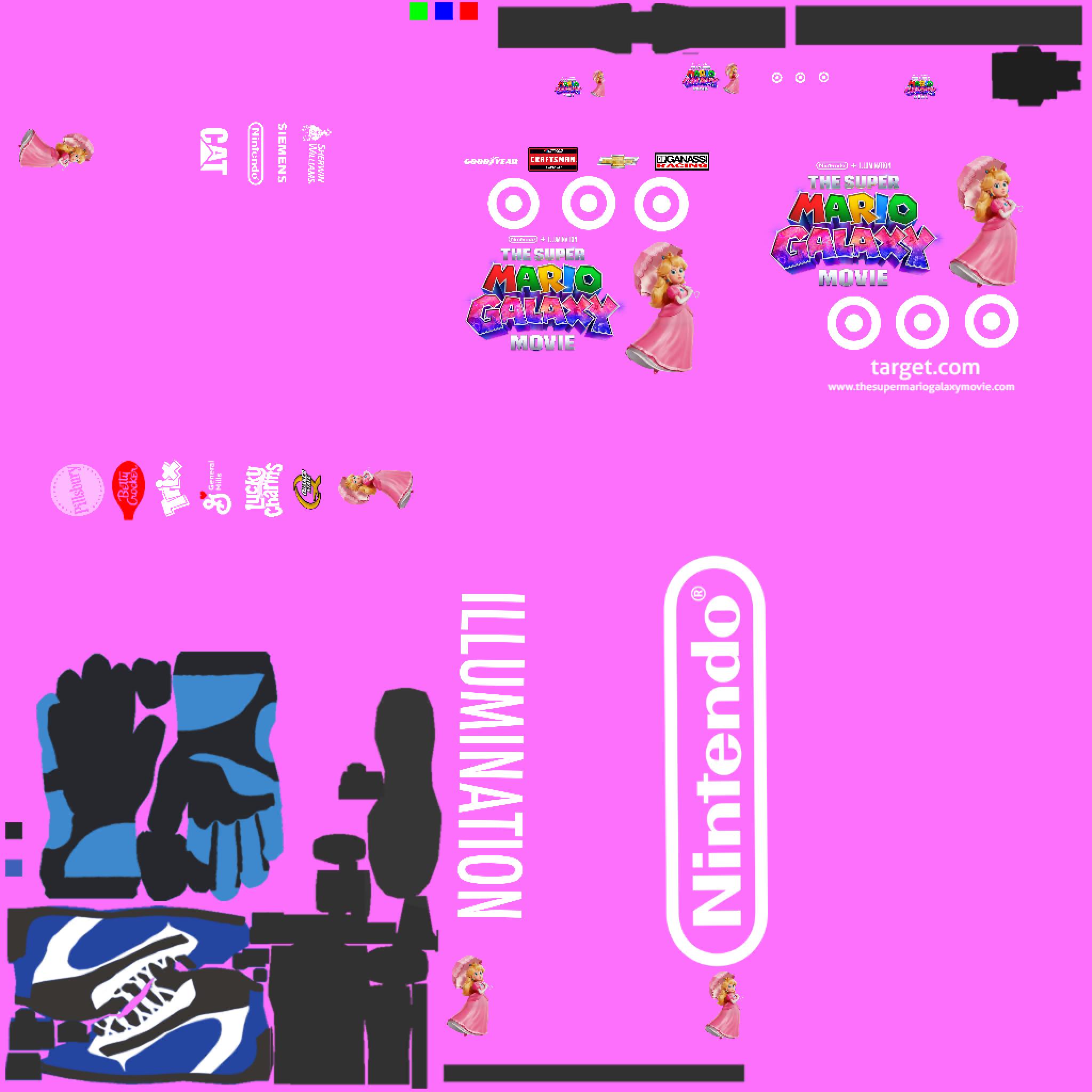 Preview of Target / The Super Mario Galaxy Movie Princess Peach Firesuit verison 1 by Brenden Broberg