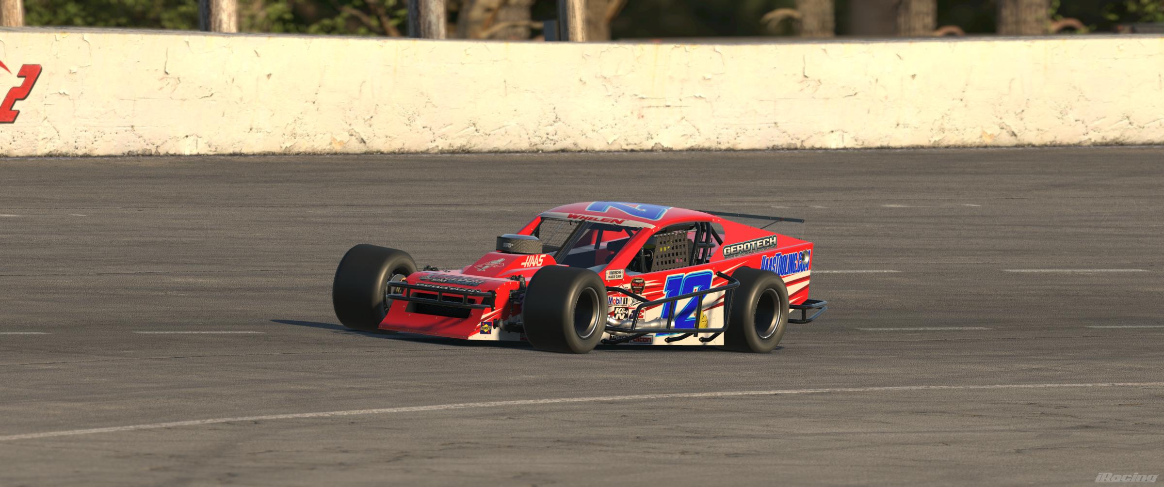 Preview of Jared King #12 Asphalt Modified HAAS Gerotech by Jon Gutekunst