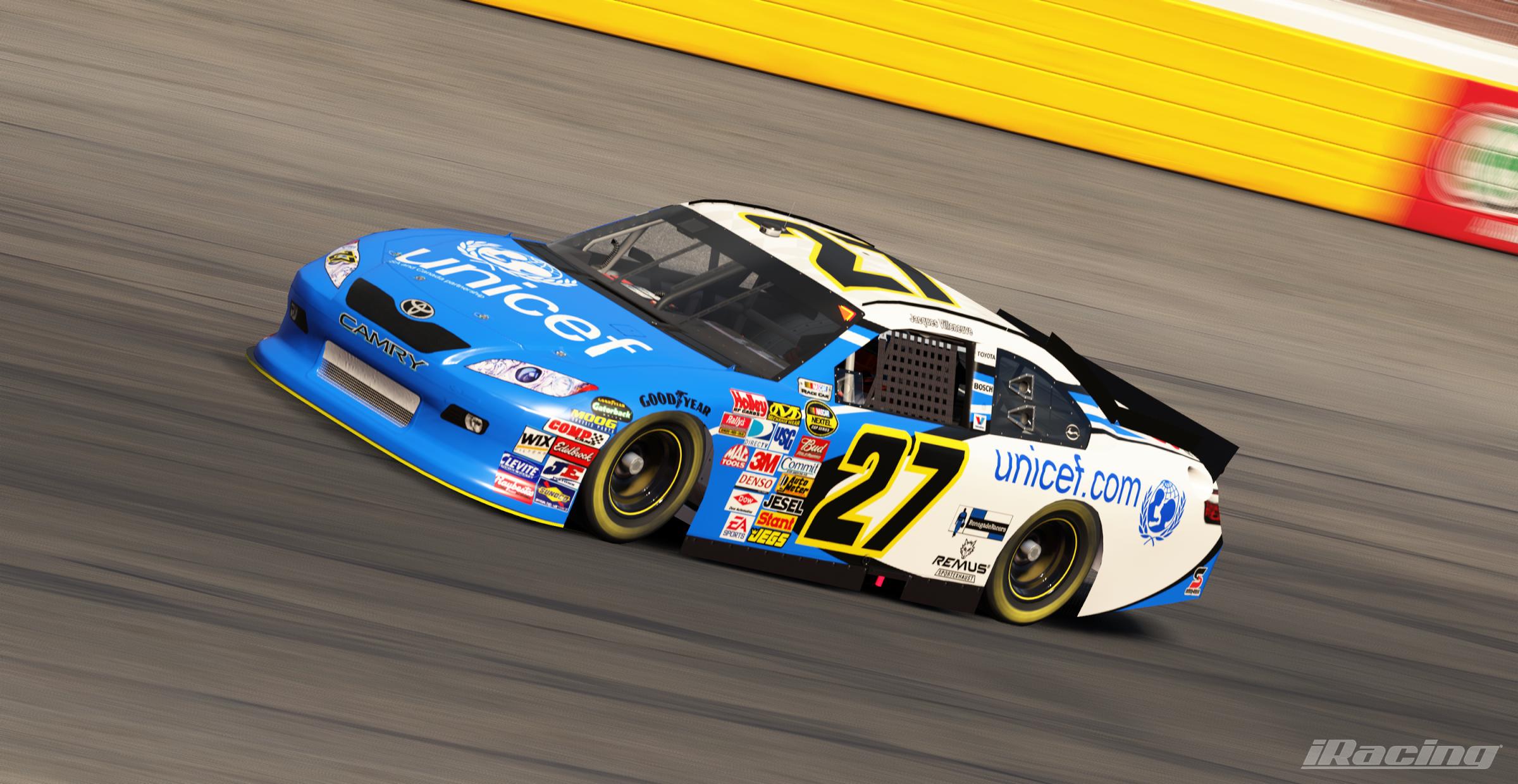 Preview of Jacques Villenueve 2007 Unicef Toyota Camry COT by Tyler King