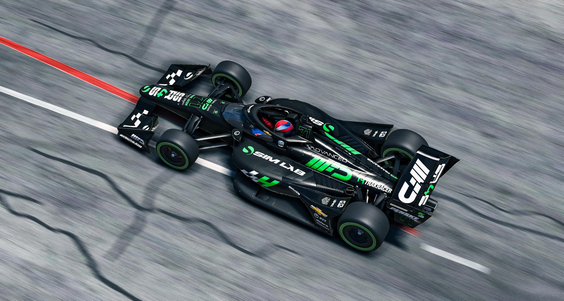 Preview of SR4S IndyCar IR18 House Livery | Black Smoke by Anthony Zych