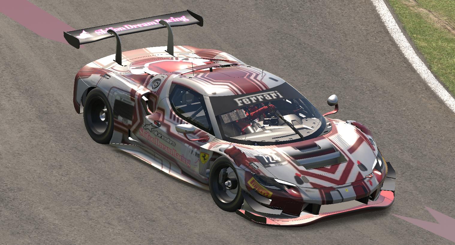 Preview of Shifon Dream Racing Ferrari 296 GT3 Strong Power Mode by Yuya Mawatari