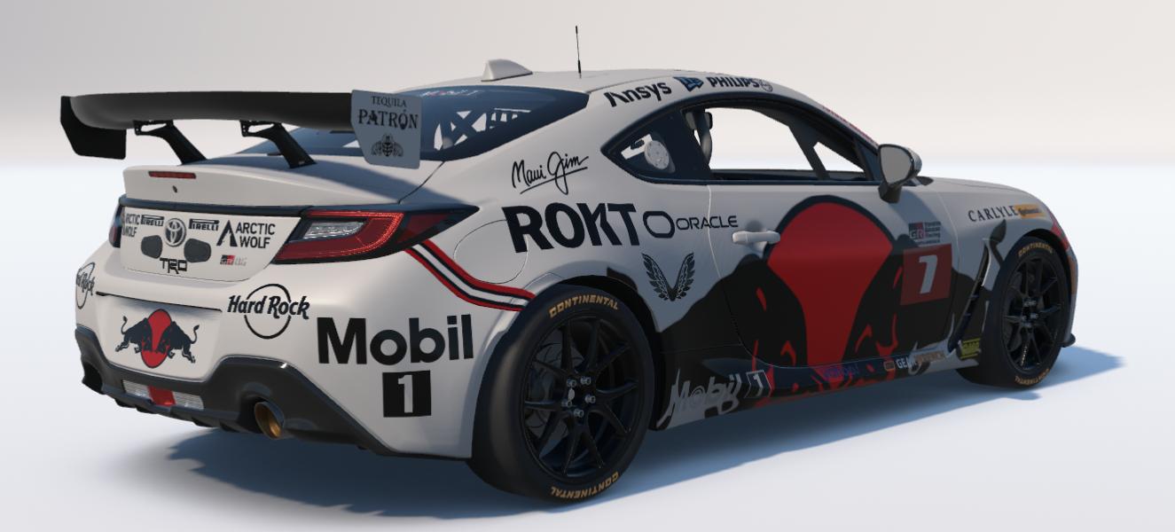 Preview of Red Bull Red White Black Maui Jim, ROKT Toyota GR86 by Ronald Lawson2