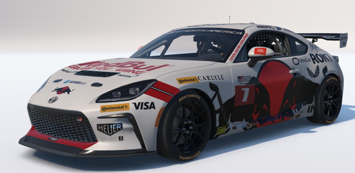 Preview of Red Bull Red White Black Maui Jim, ROKT Toyota GR86 by Ronald Lawson2