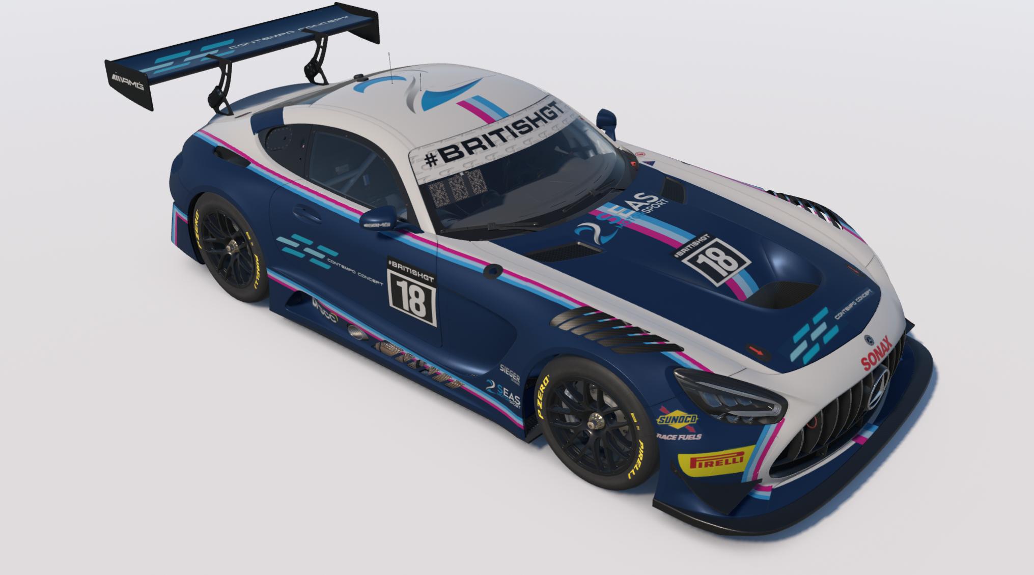 Preview of 2 Seas Motorsport Car #18 2026 British GT season - Kevin Tse & Ben Green by Keith Archer