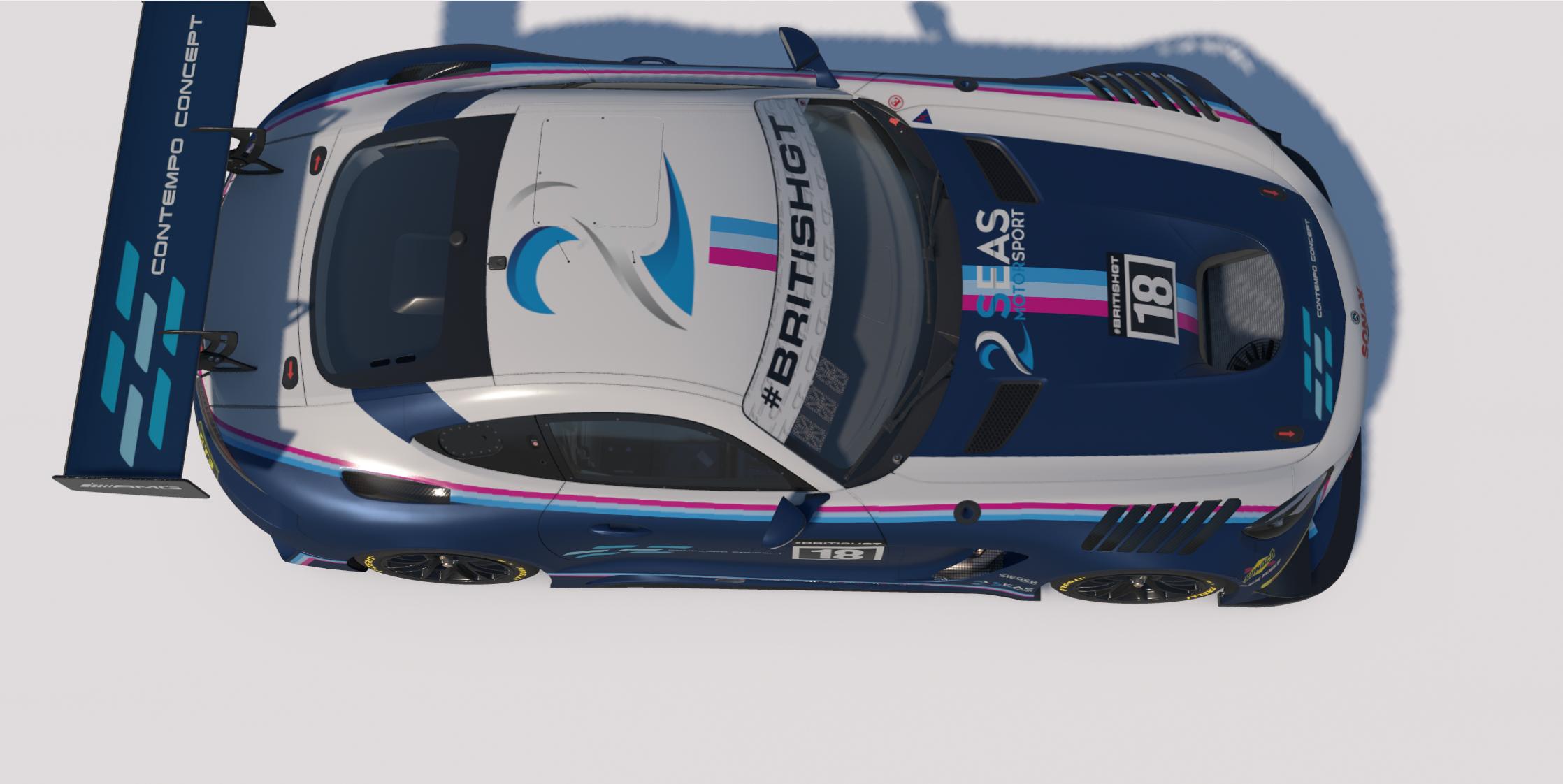 Preview of 2 Seas Motorsport Car #18 2026 British GT season - Kevin Tse & Ben Green by Keith Archer