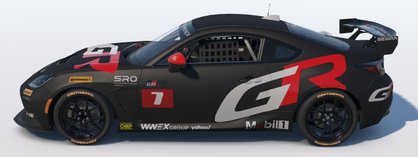 Preview of SRO Toyota Gazoo GR86 Racing Matte Black Toyota GR86 by Ronald Lawson2