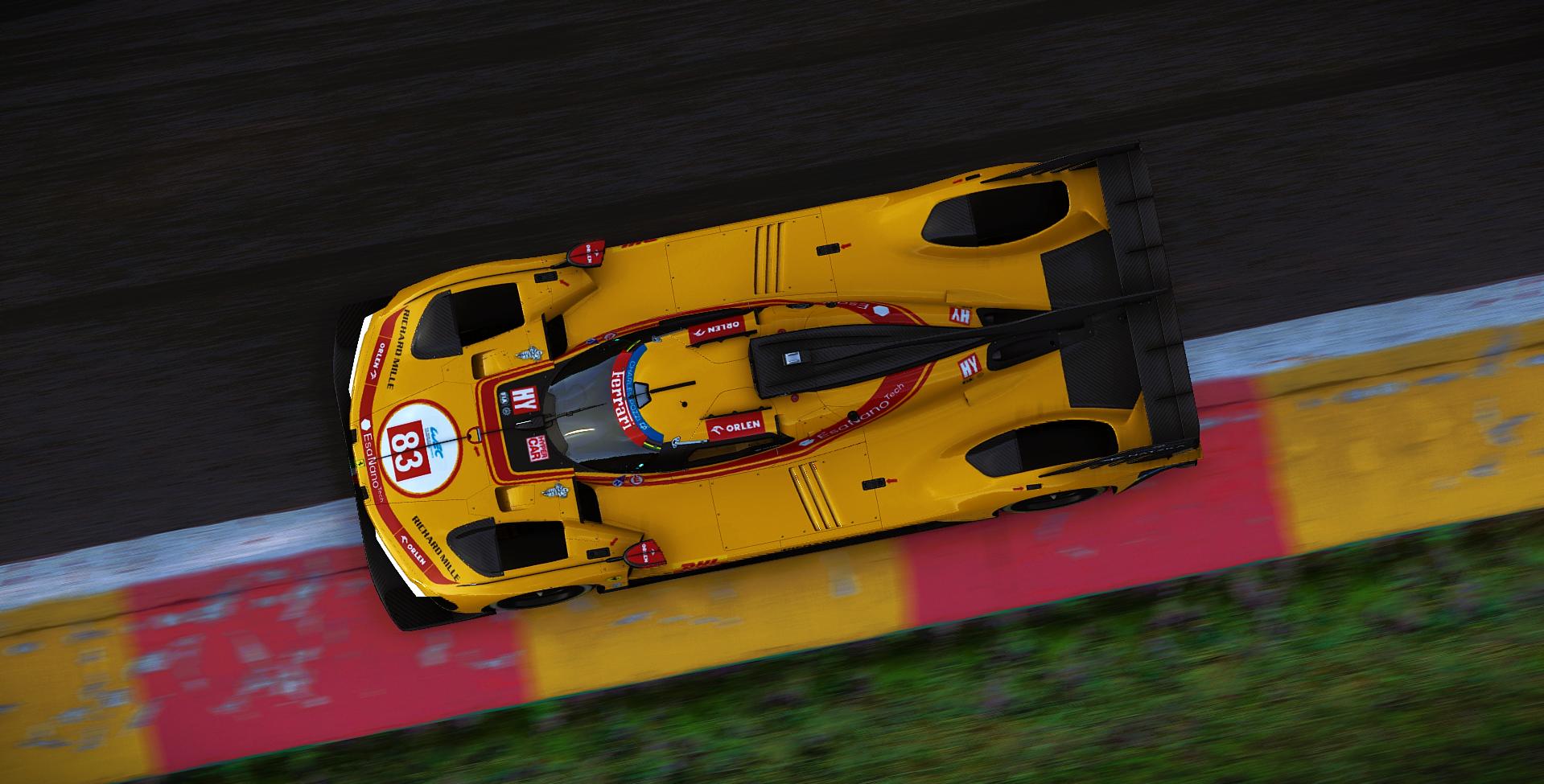 Preview of AF-Corse #83 Ferrari 499P 2026 WEC Livery by Samuel J Ball