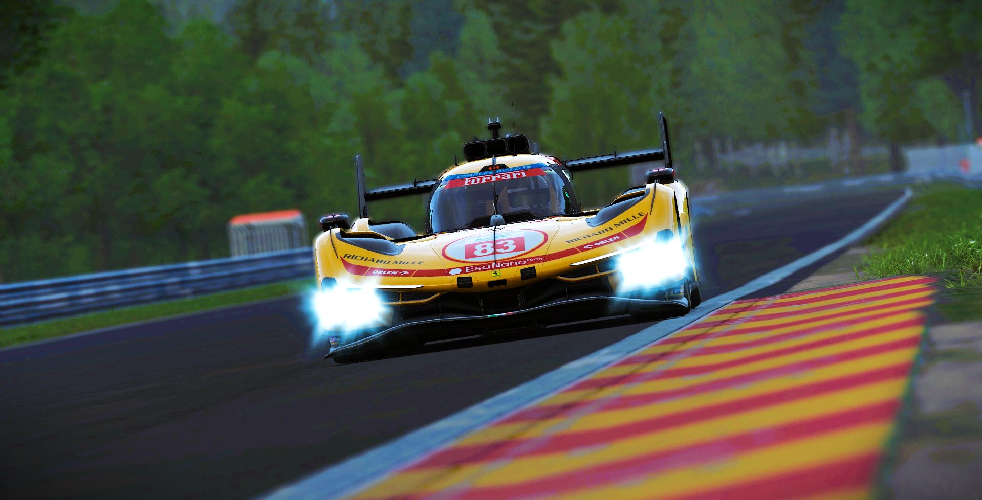 Preview of AF-Corse #83 Ferrari 499P 2026 WEC Livery by Samuel J Ball