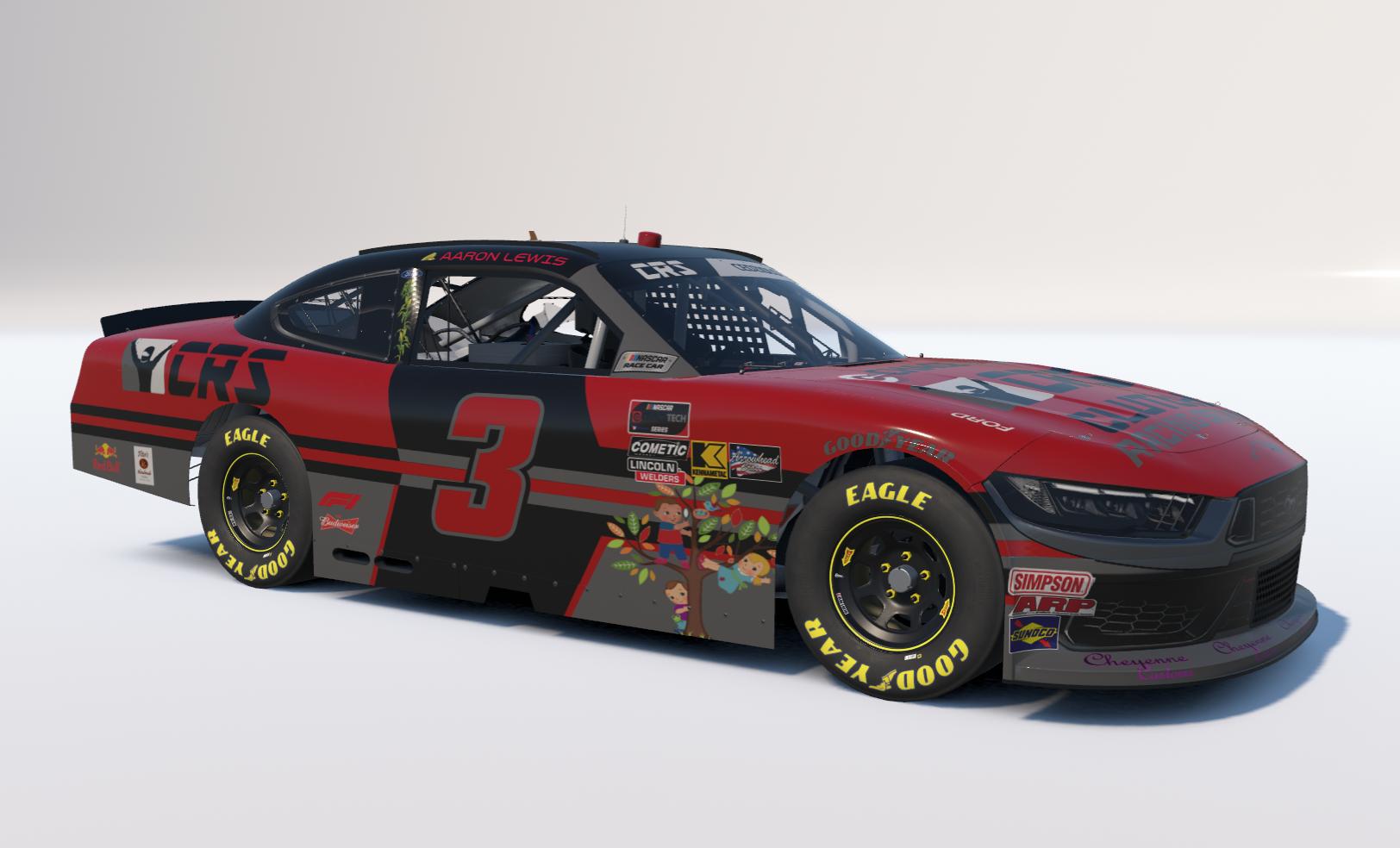 Preview of CRS Throwback NASCAR Xfinity Ford Mustang by Travis C.