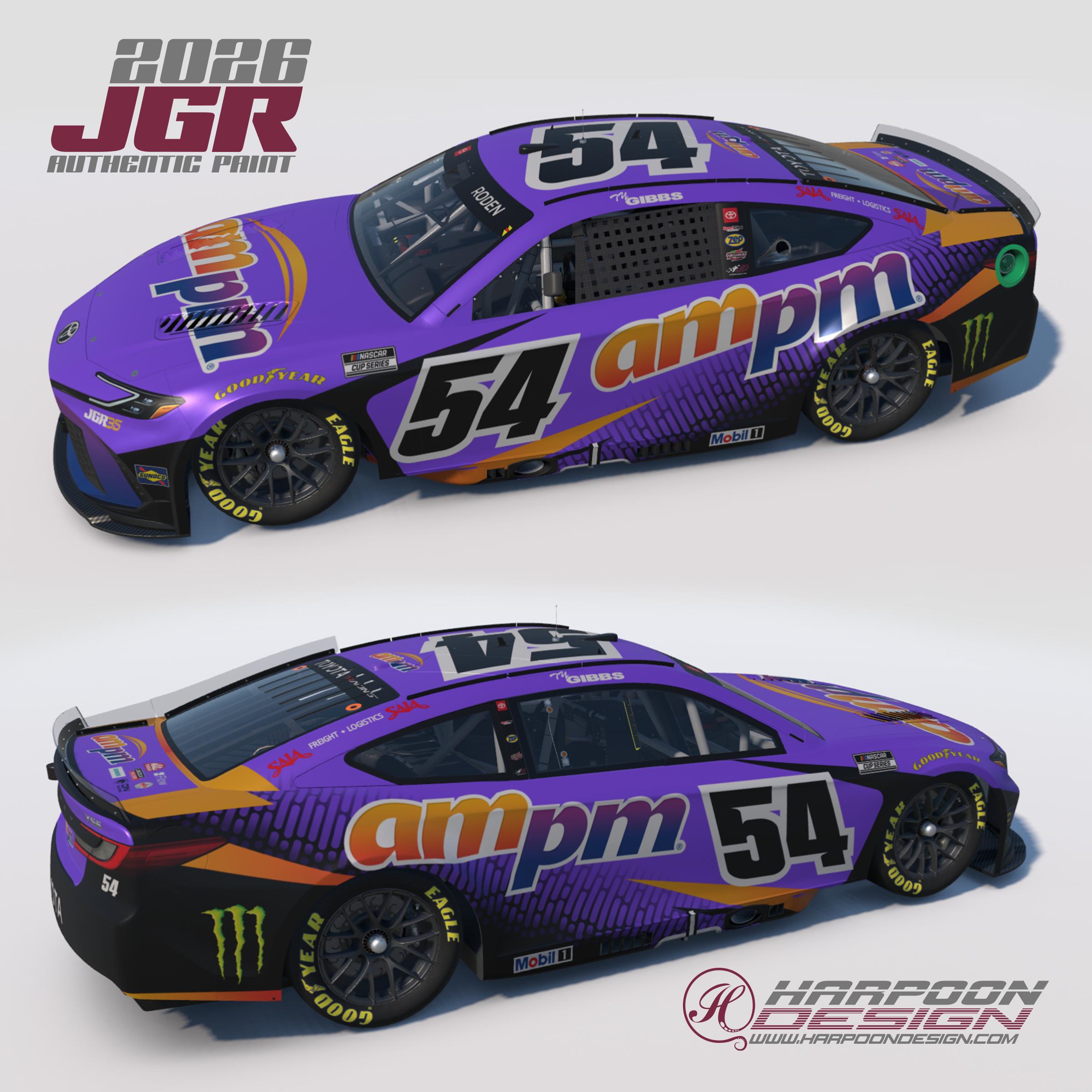 Preview of 2026 Ty Gibbs AMPM Toyota Camry No Num by Brantley Roden