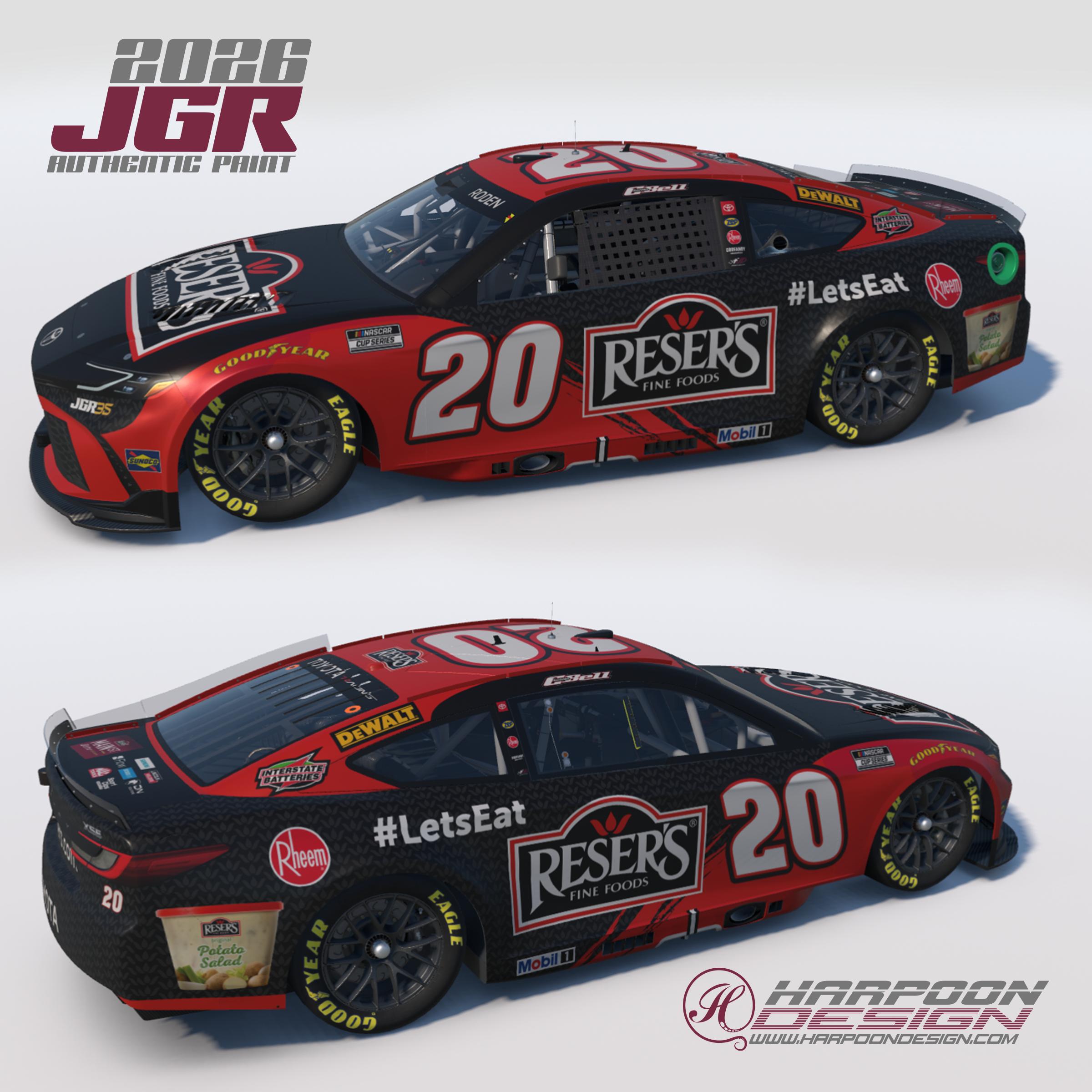 Preview of 2026 Christopher Bell Resers Toyota Camry by Brantley Roden