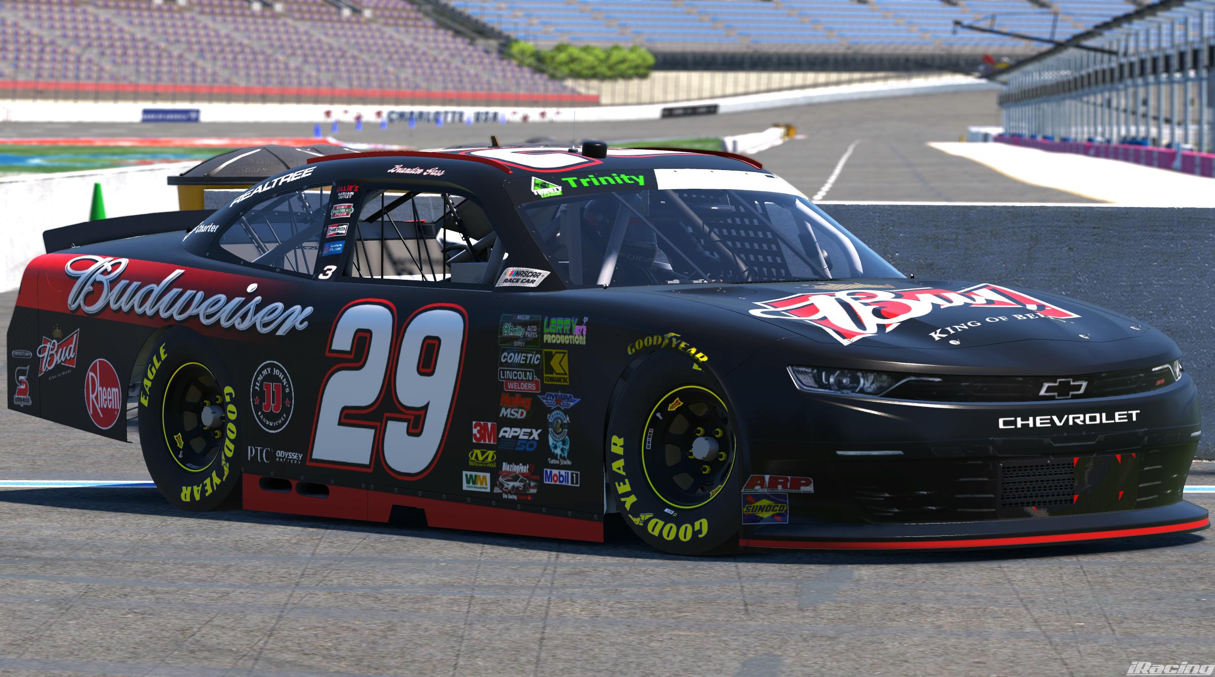 Preview of 2012 Kevin Harvick Budweiser Throwback by Brandon G.