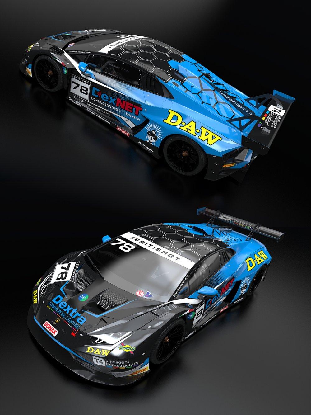Preview of Barwell Motorsport 2026 Car #78 British GT Championship by Keith Archer