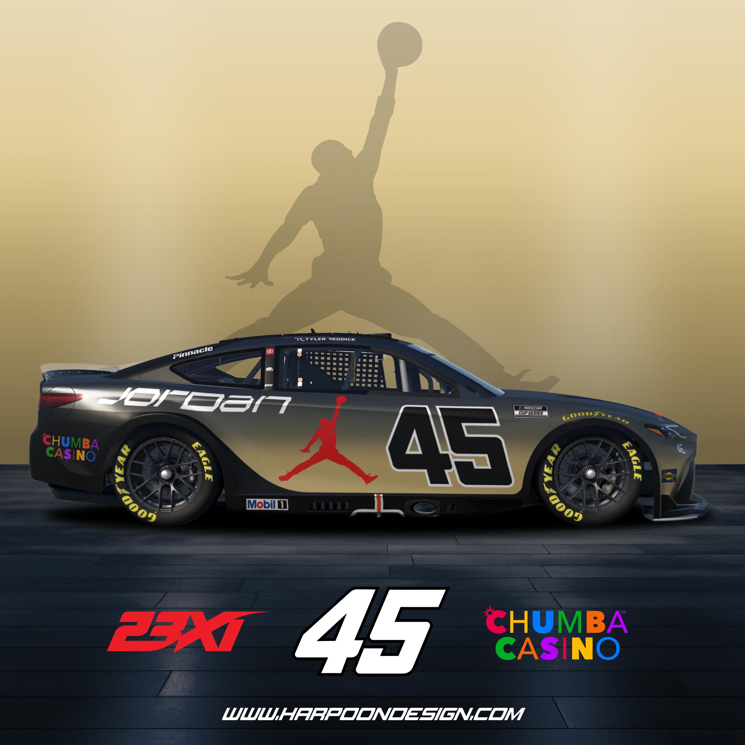 Preview of 2026 Tyler Reddick Jordan Toyota Camry by Brantley Roden