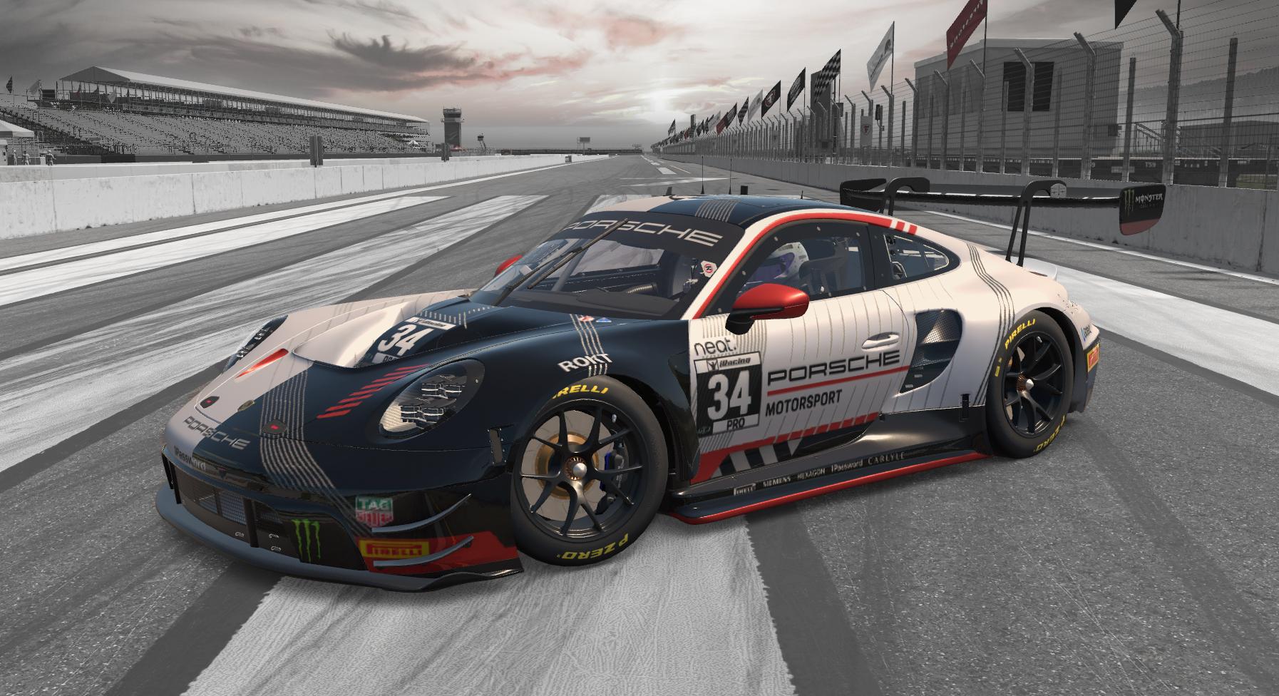 Potsche Racing Paint Schemes Porsche Motorsport Red by Vasiliy S. - Trading Paints
