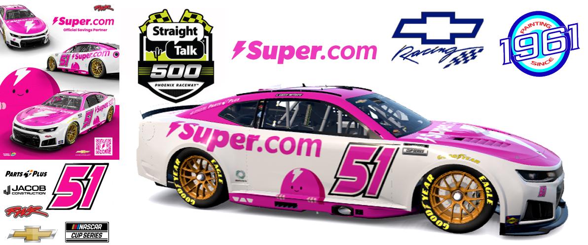 Preview of 2026 RWR Cody Ware / Super.com Chevrolet Camaro ZL1 at Phoenix. by Micael Hagstrom