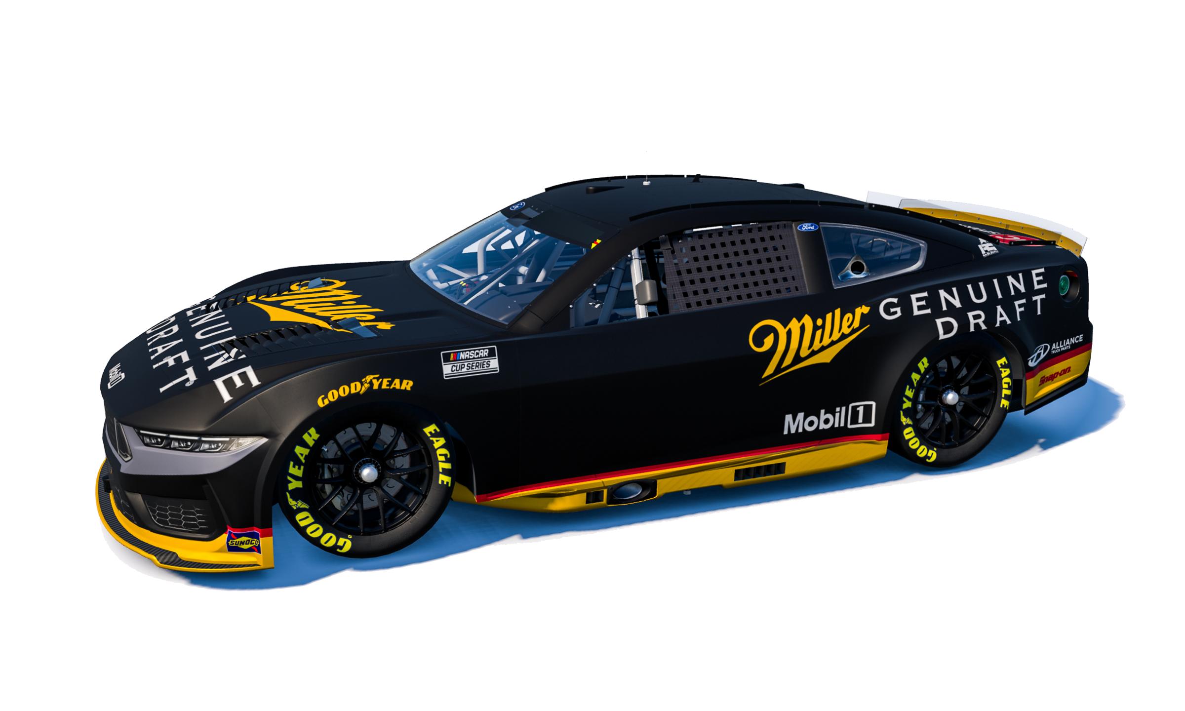 Preview of Miller Genuine Draft Ford Mustang Nextgen v1D 2026 TP by Doyle Lowrance