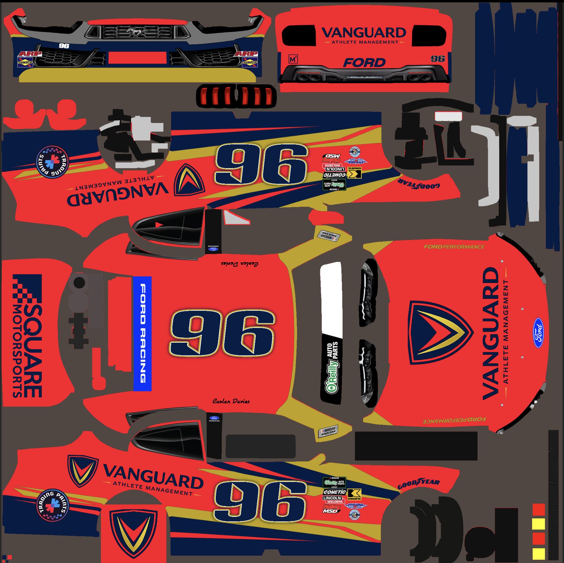 Preview of Vanguard #96 OReilly Mustang Night by Caolan D.