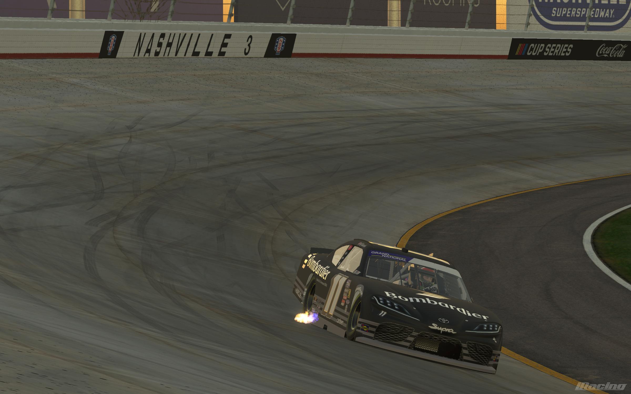 Preview of #11 - DJ Harris - Bombardier "Nashville SC "Man in Black" Kit" Toyota Supra by Darrel Harris