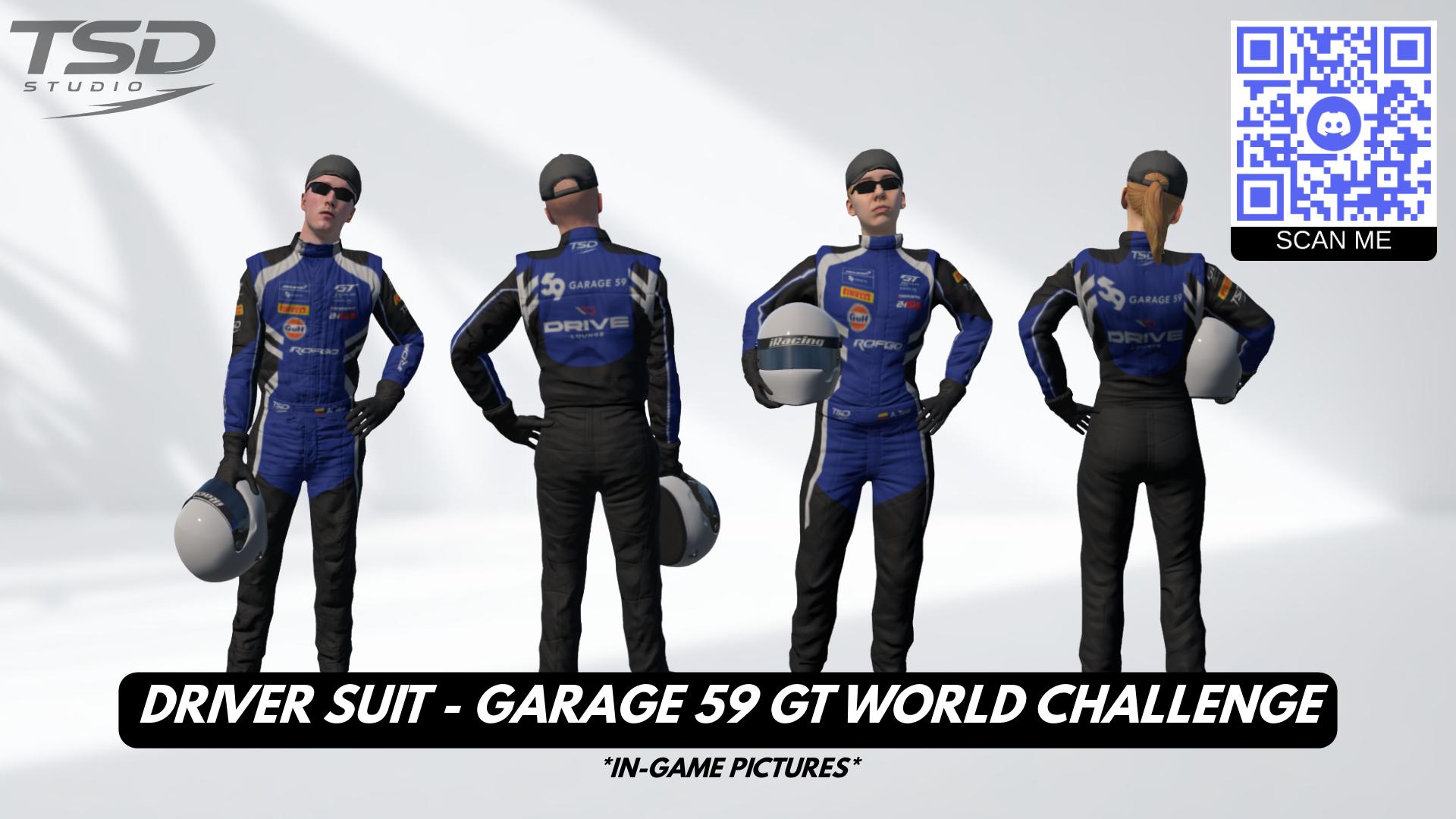 Preview of Driver Suit - Garage 59 GT World Challenge by Andres T.