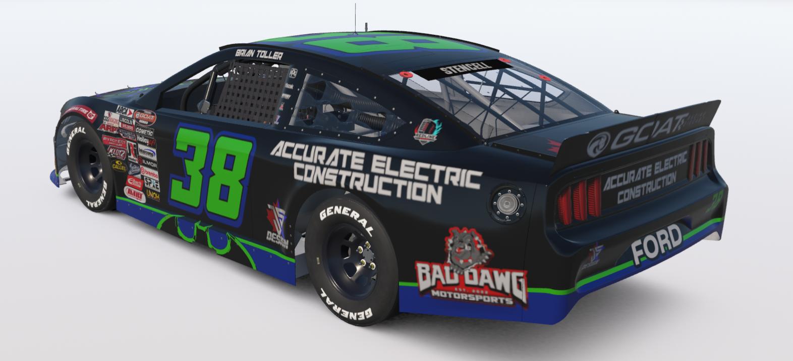 Preview of #38 Accurate Electric Construction Mustang by Jordan S.