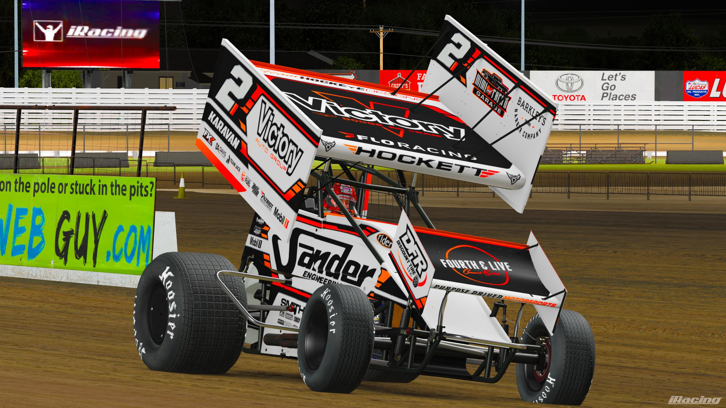 Rc Racing Jerry Jerry Hockett (orange design) Dirt sprint car by Jerry Hockett ...