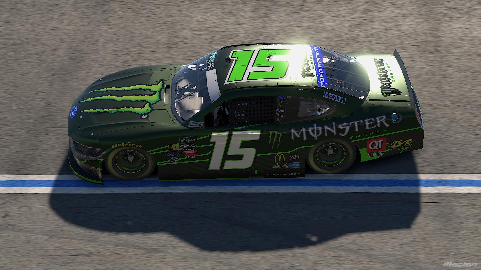 Preview of NASCAR OReilly Series Monster Energy Mustang Fictional by Christopher J A.