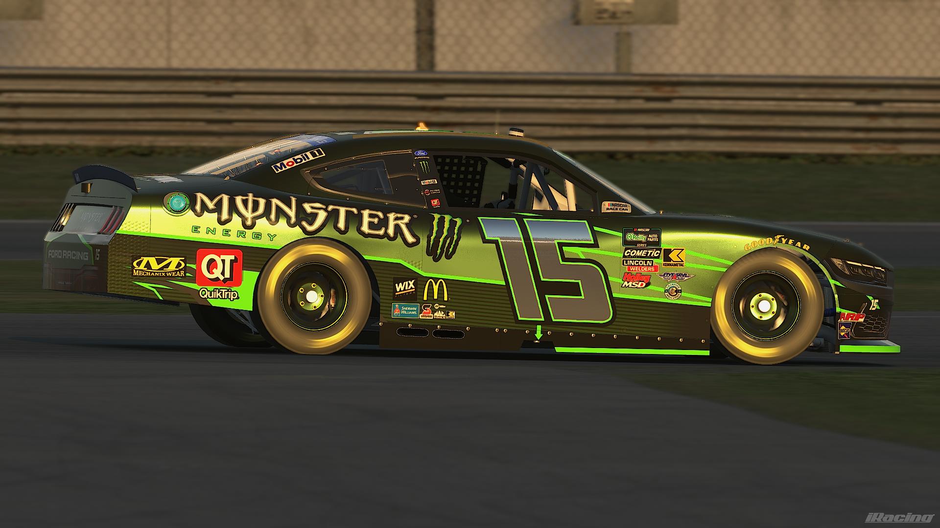 Preview of NASCAR OReilly Series Monster Energy Mustang Fictional by Christopher J A.