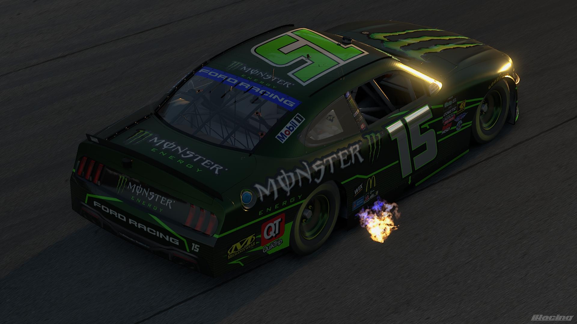 Preview of NASCAR OReilly Series Monster Energy Mustang Fictional by Christopher J A.