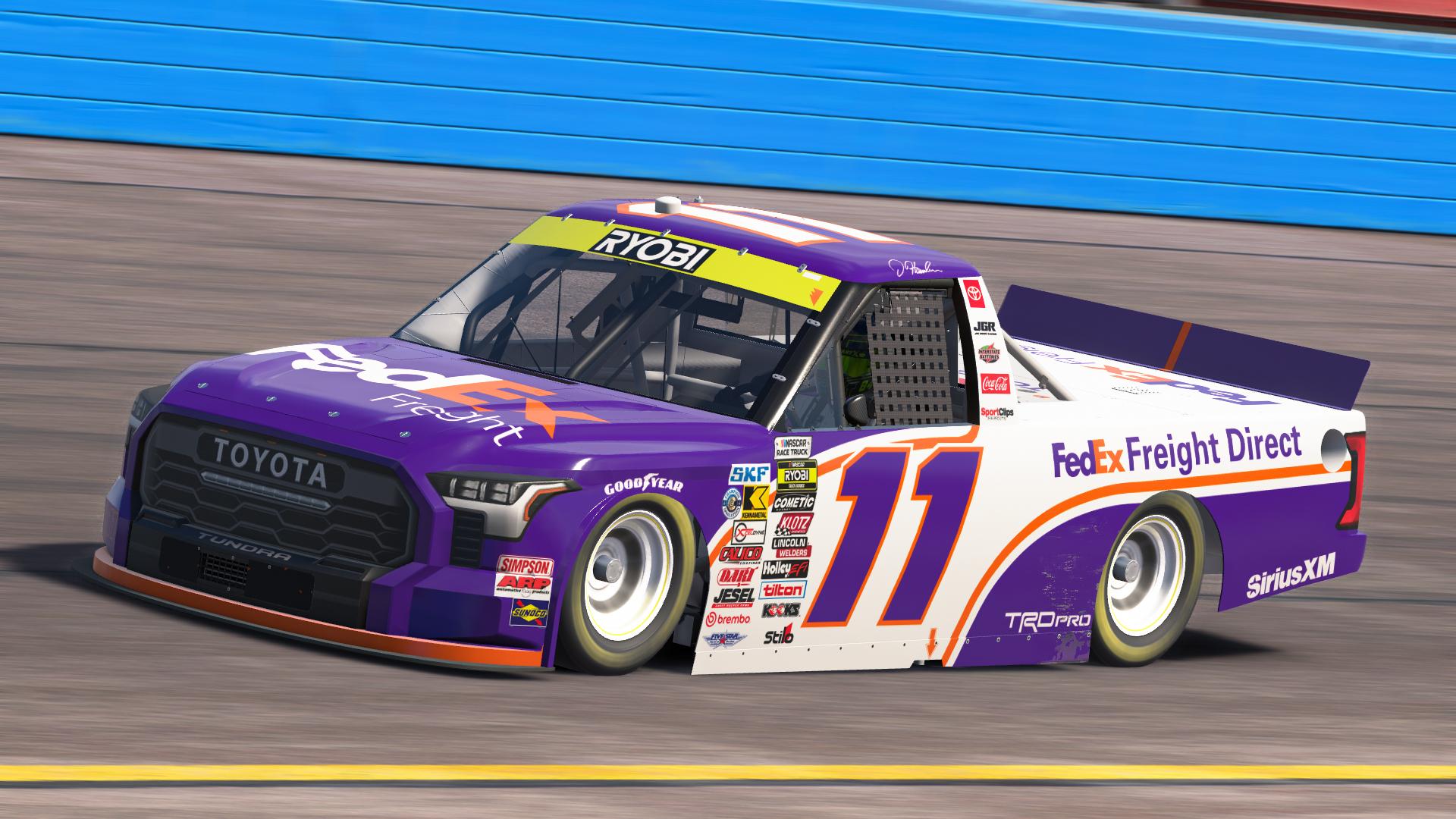 Preview of 2026 Denny Hamlin FedEx Tundra by William Smith21