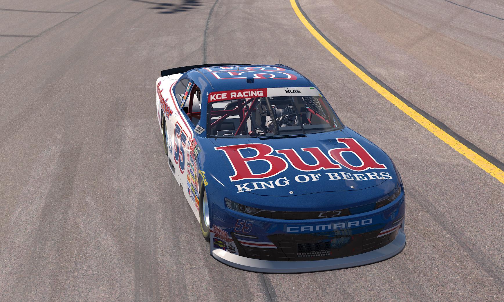 Preview of Budweiser Dale Jr Base KCE Racing League by Shane Buie
