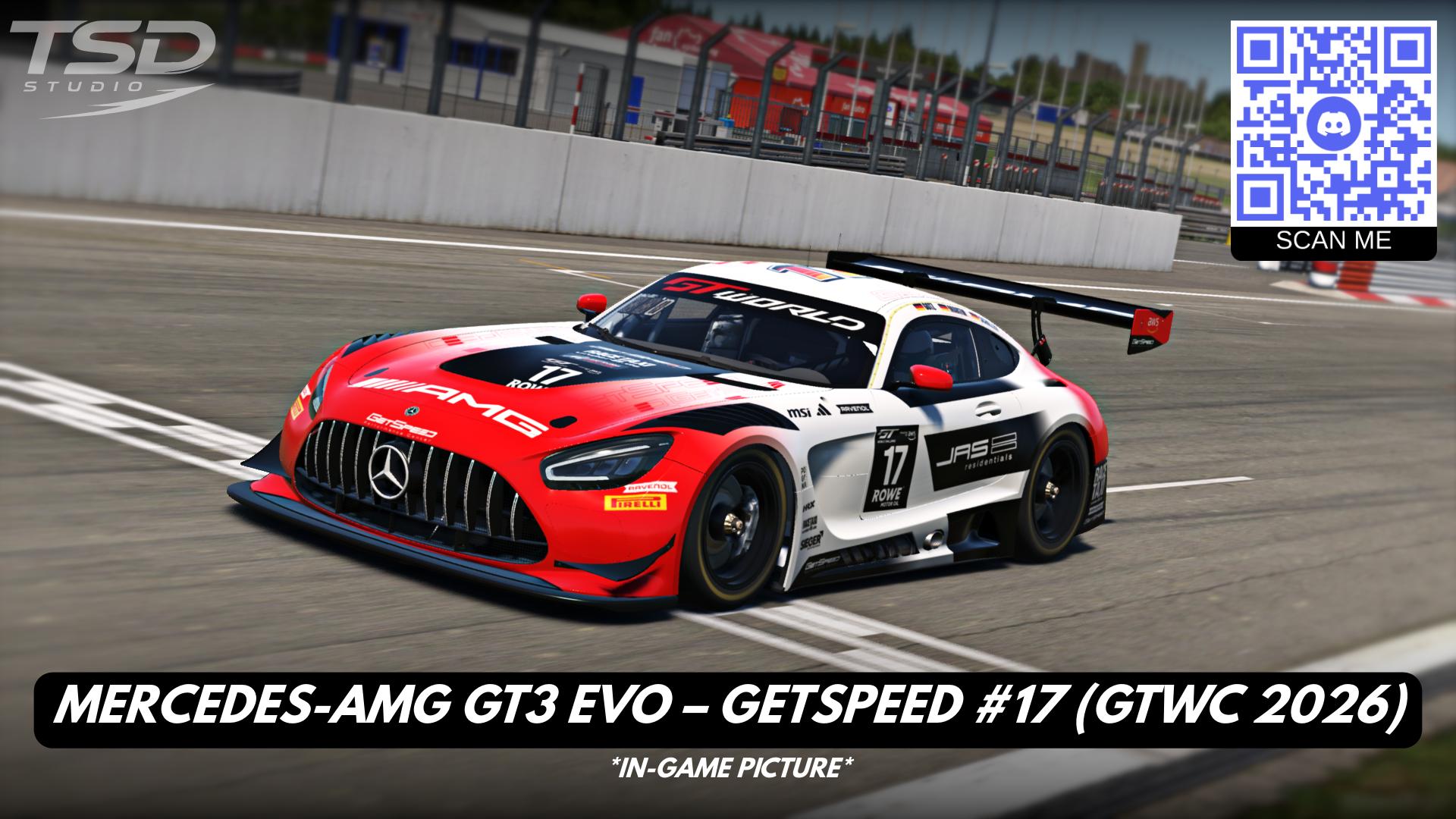 Preview of Mercedes-AMG GT3 EVO – GetSpeed #17 (GT World Challenge 2026) by Andres T.