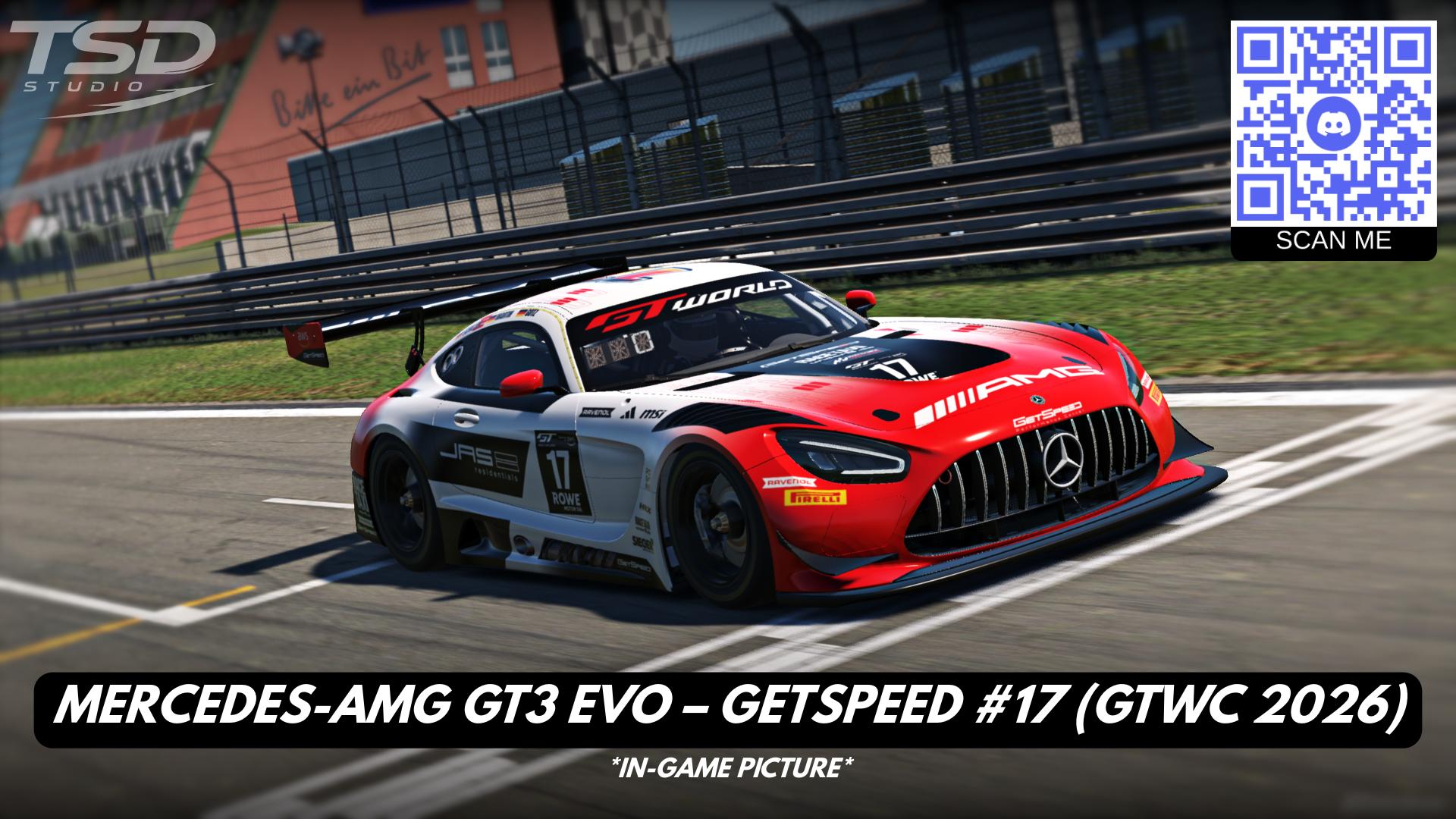 Preview of Mercedes-AMG GT3 EVO – GetSpeed #17 (GT World Challenge 2026) by Andres T.
