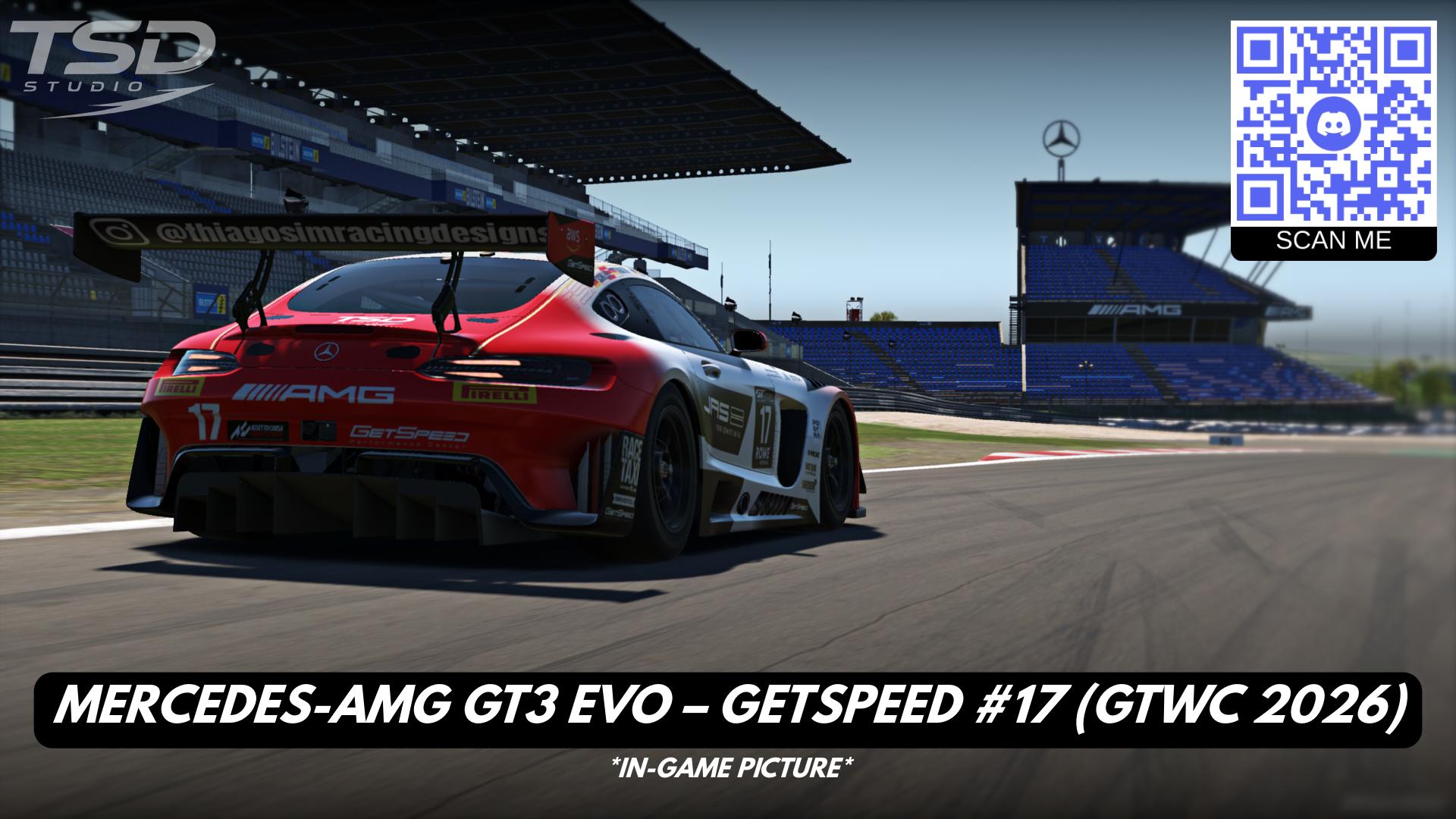 Preview of Mercedes-AMG GT3 EVO – GetSpeed #17 (GT World Challenge 2026) by Andres T.