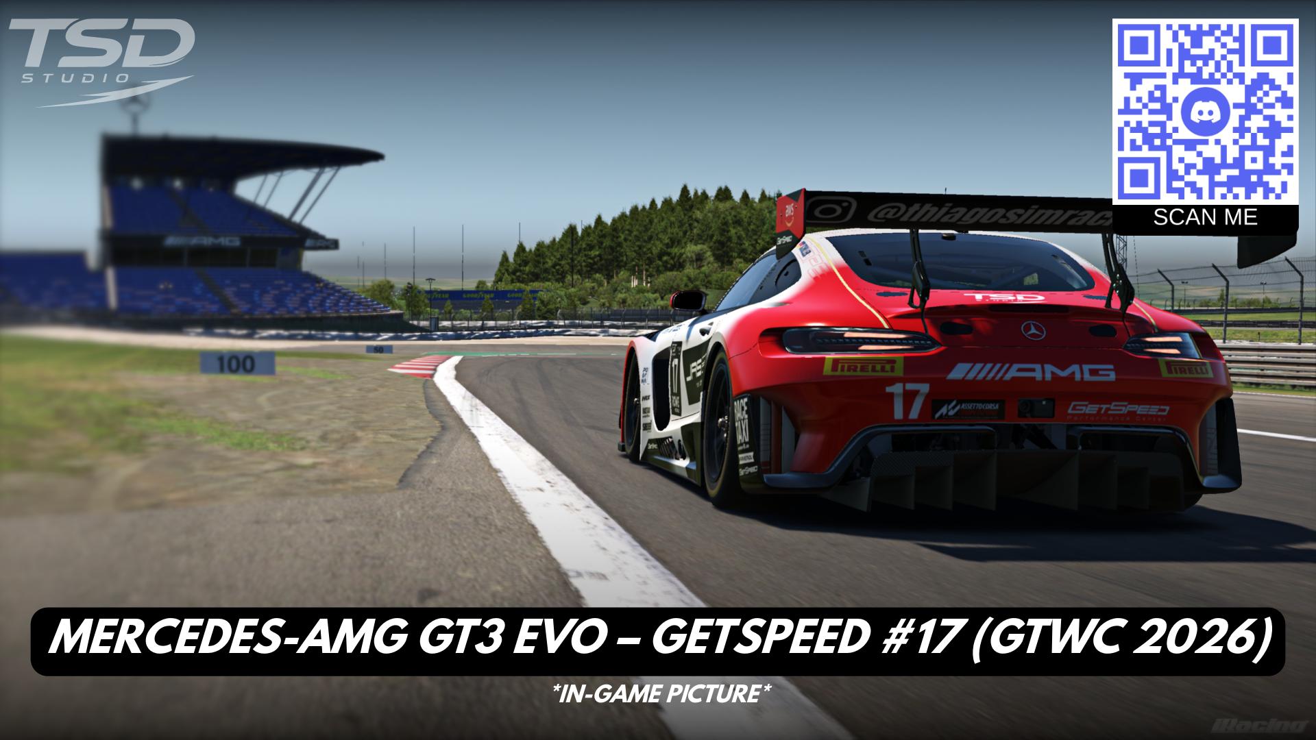 Preview of Mercedes-AMG GT3 EVO – GetSpeed #17 (GT World Challenge 2026) by Andres T.