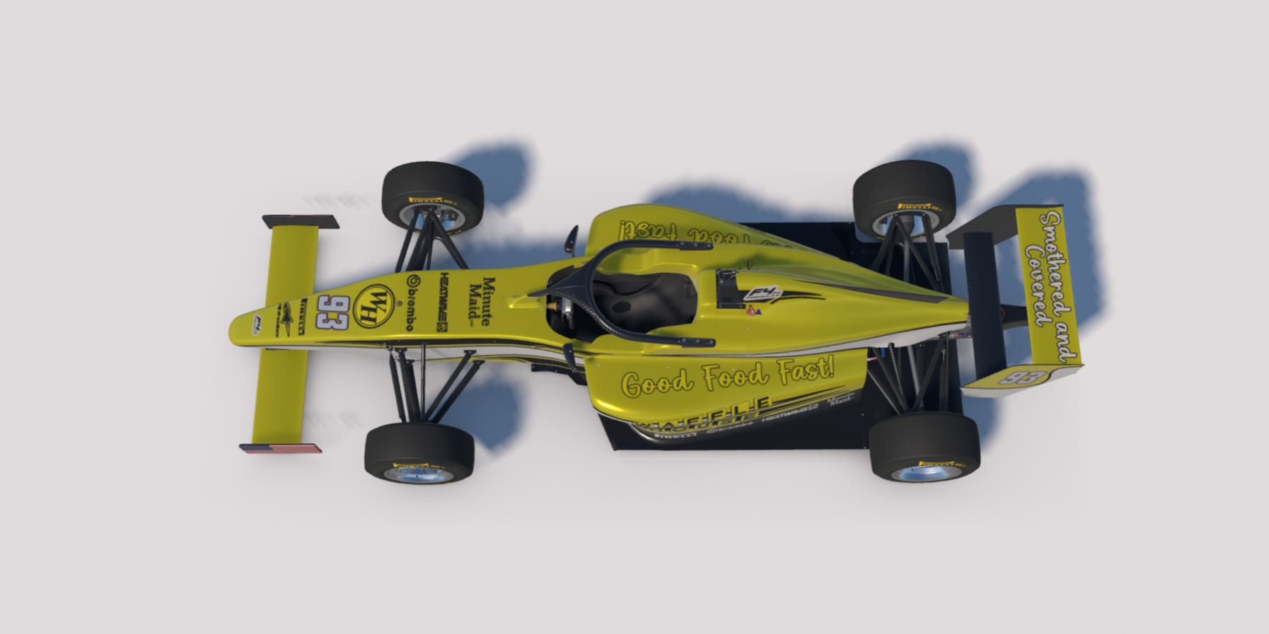 Waffle House livery for FIA F4 by Clyde S. - Trading Paints