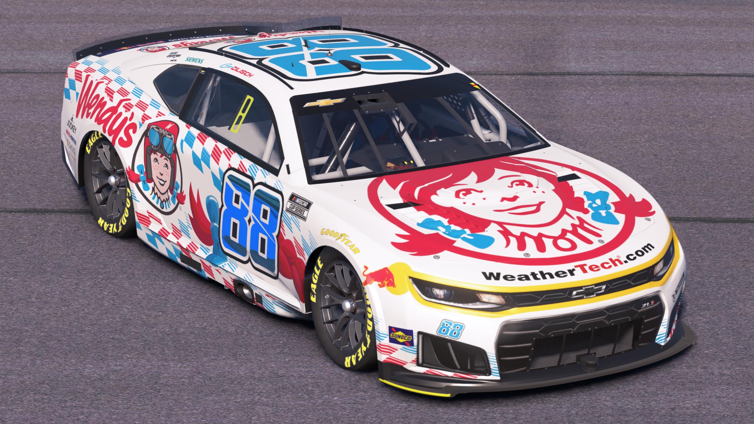 Preview of Connor Zilisch Trackhouse Racing Wendys by Mick J.