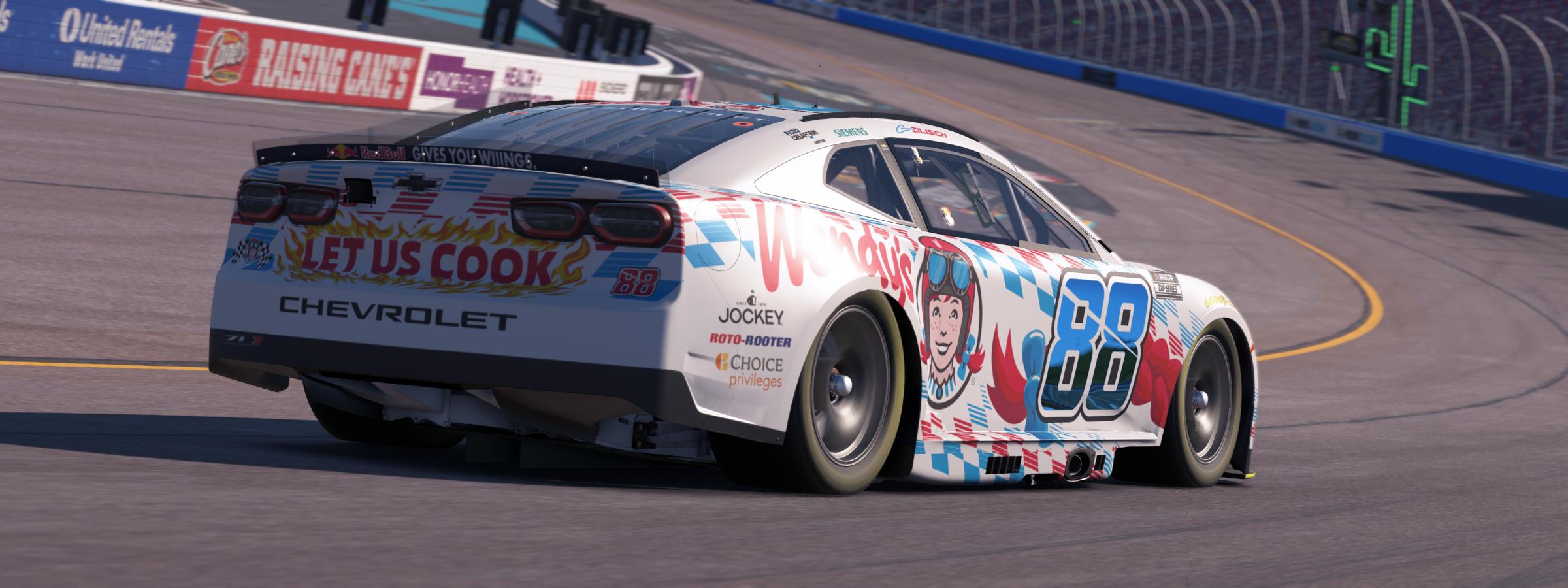 Preview of Connor Zilisch Trackhouse Racing Wendys by Mick J.