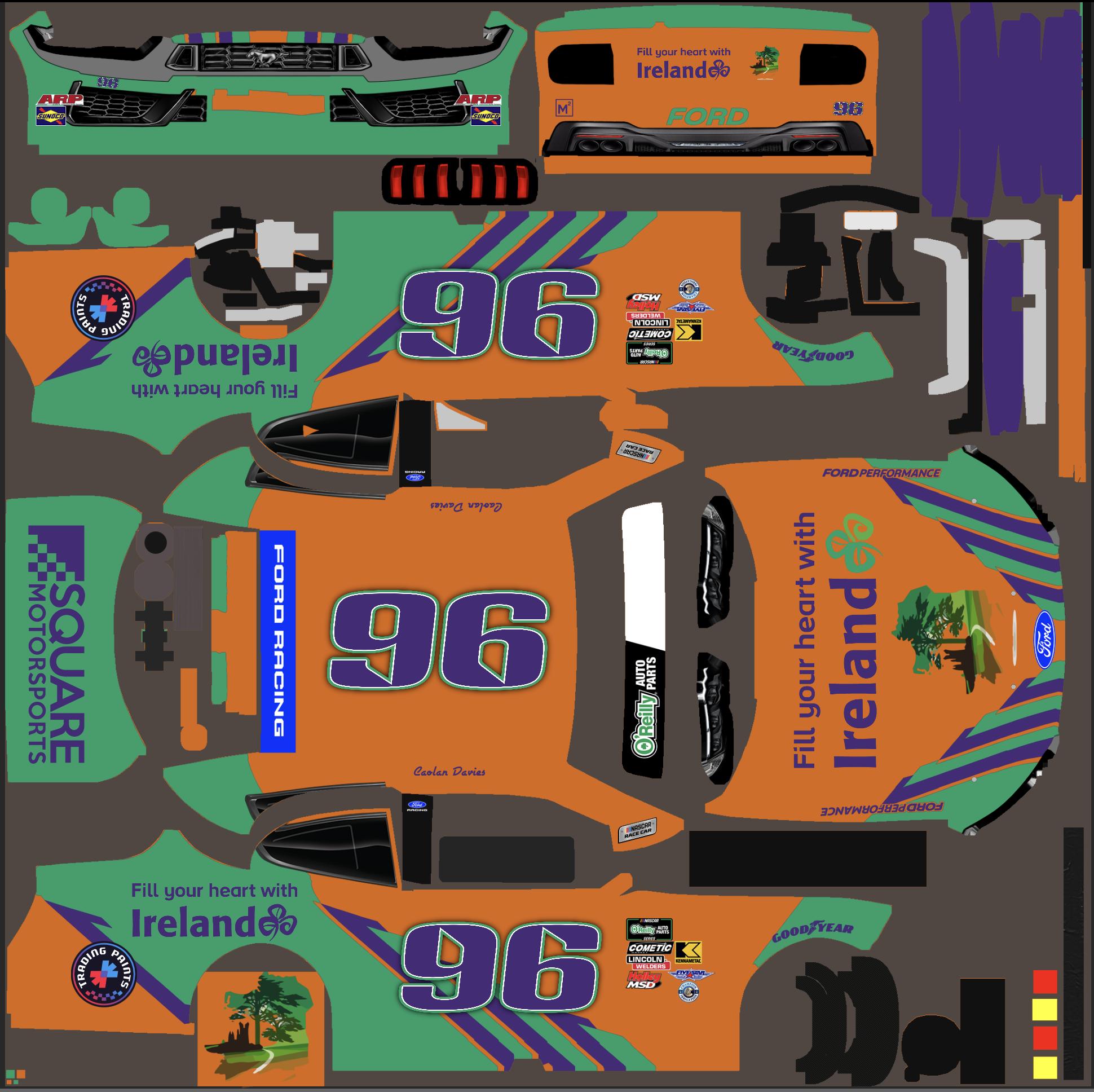 Preview of Ireland Mustang Alt. by Caolan D.