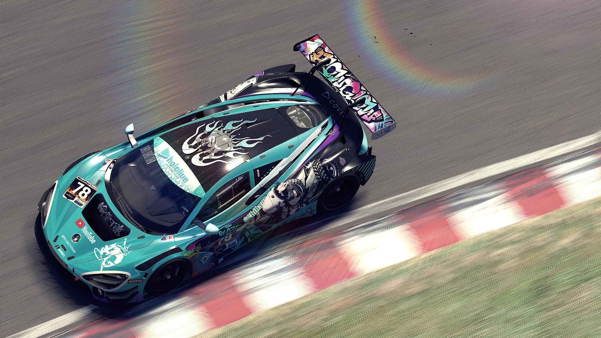 Rindo Chihaya Racing Livery ver2.0 [hololive DEV_IS FLOW-GLOW] by Riku ...