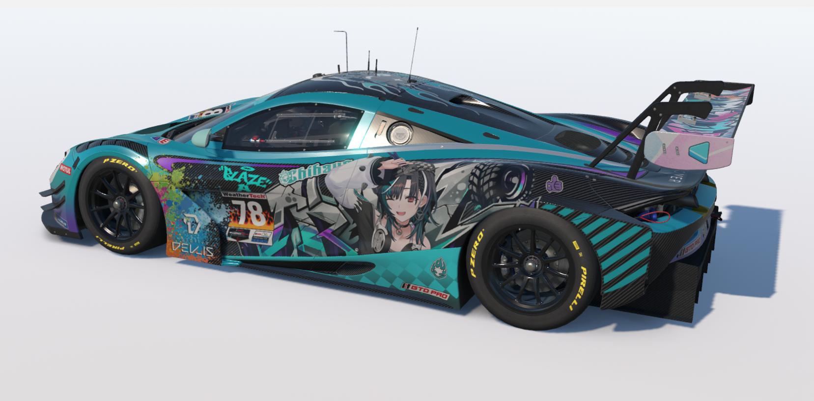 Rindo Chihaya Racing Livery ver2.0 [hololive DEV_IS FLOW-GLOW] by Riku ...